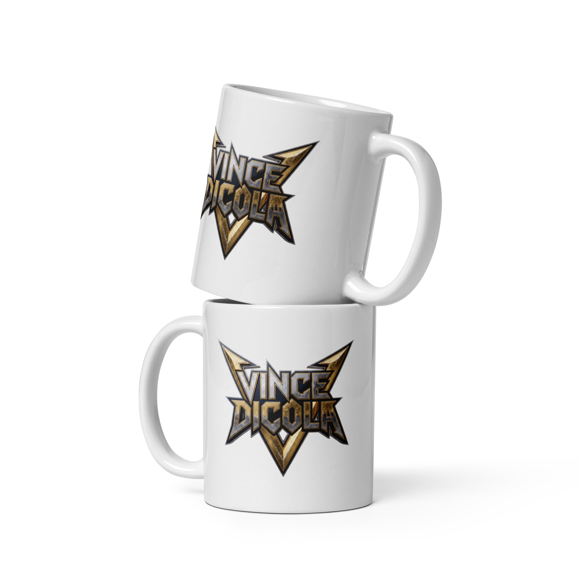 Vince DiCola Logo — Mug · White