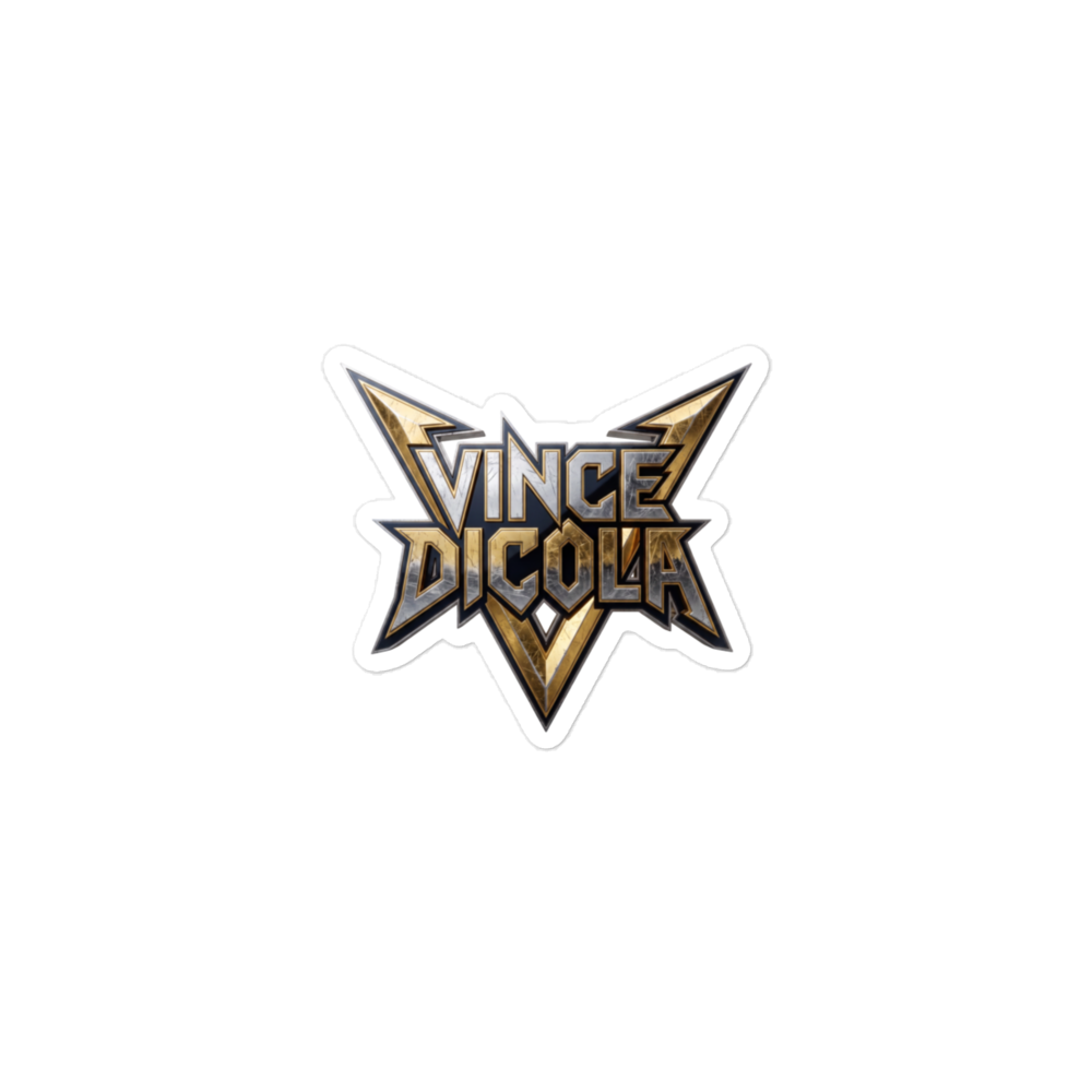Vince DiCola Logo — Vinyl Sticker