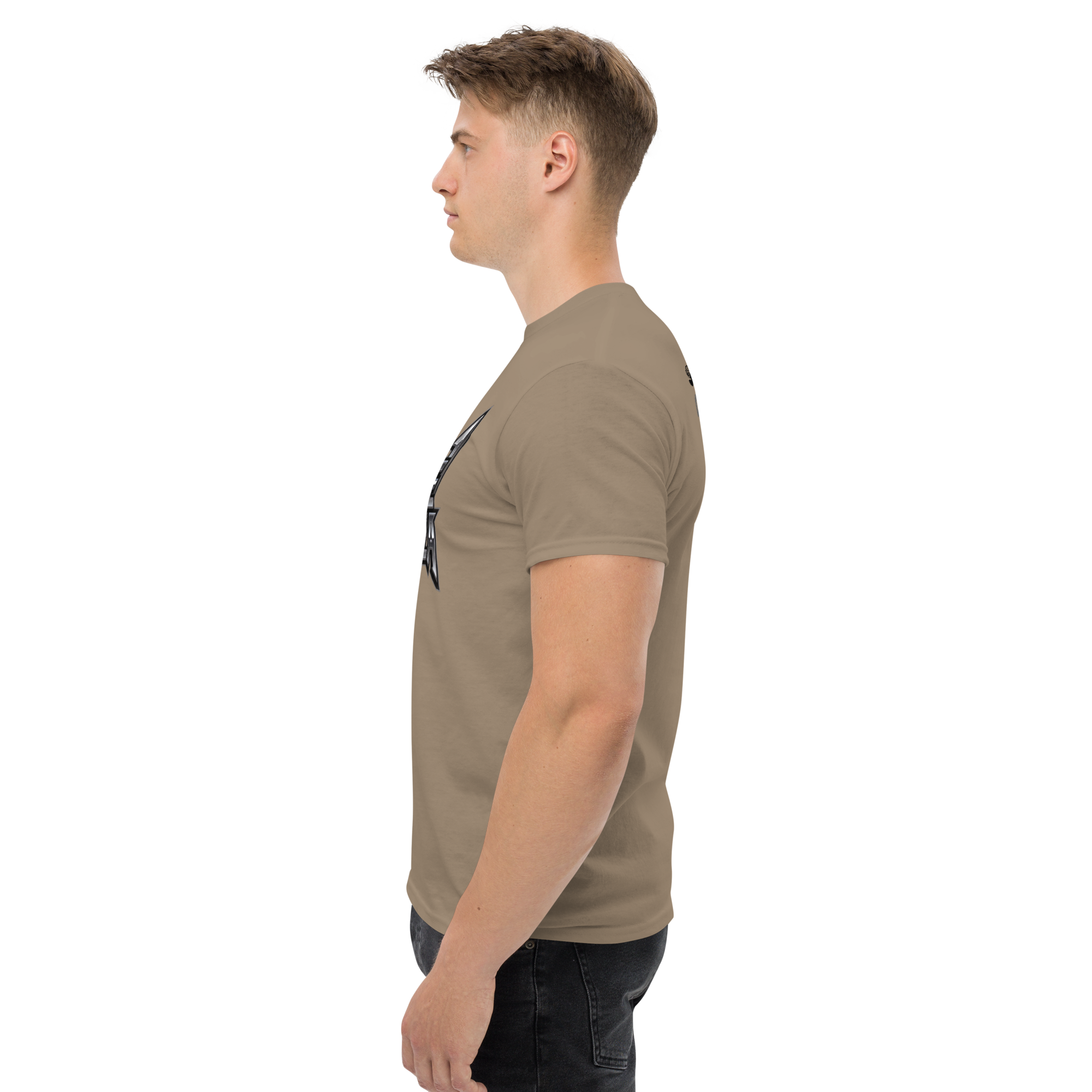 unisex-classic-tee-brown-savana-left-6aaafa135f74b.png