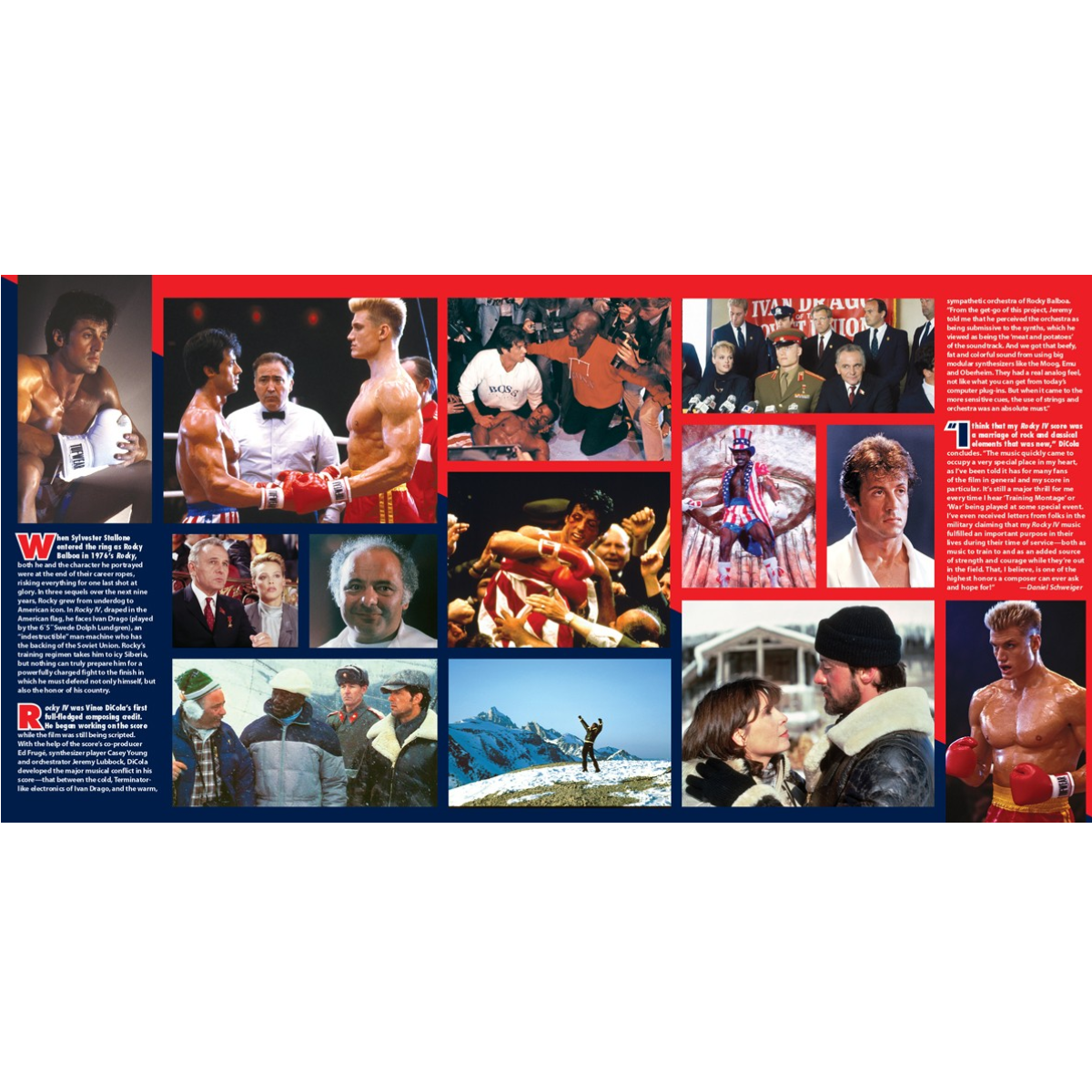 Rocky IV score vinyl — gatefold in-sleeve with liner notes and rare production photos