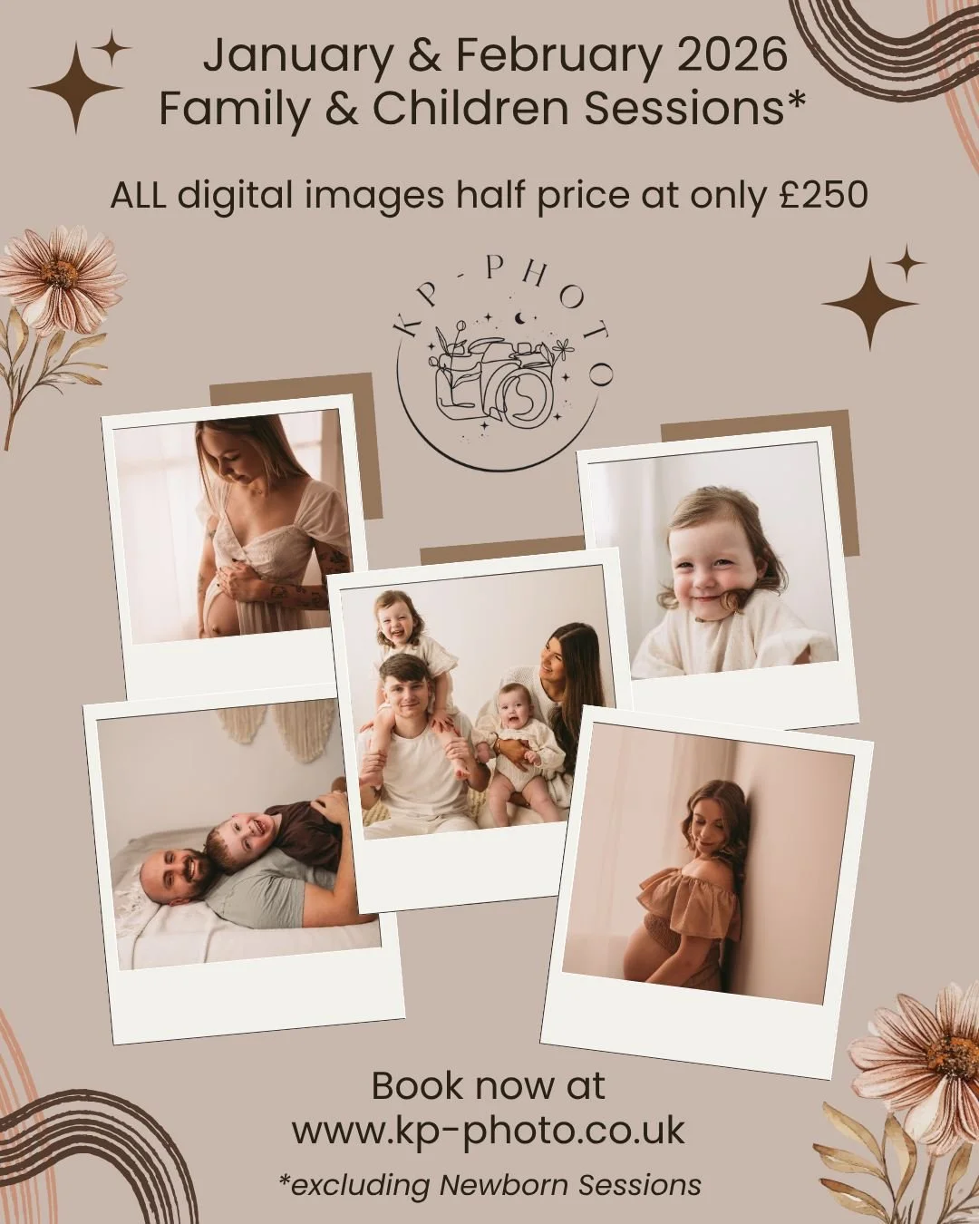 A little reminder for my lovely clients&hellip; I&rsquo;ve got some special offers coming up in January and February, perfect for starting the new year with fresh family photos. Whether you&rsquo;ve been meaning to update your frames or fancy a cosy 