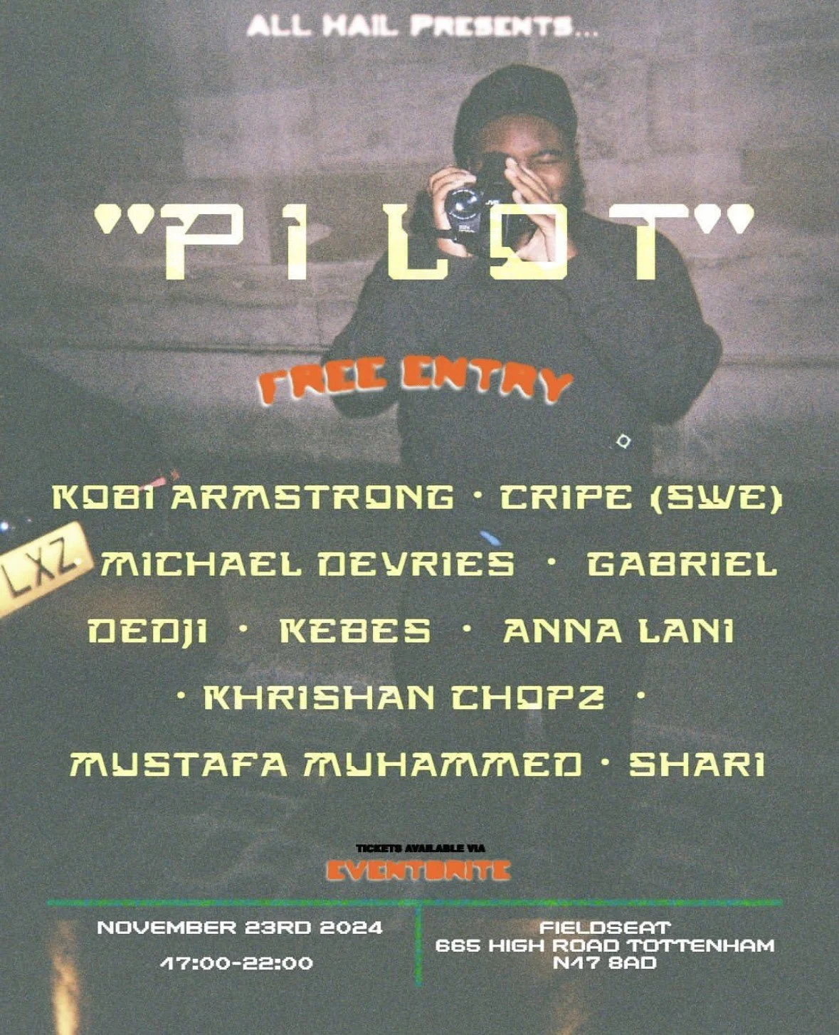 Pilot @ Fieldseat, Nov 24