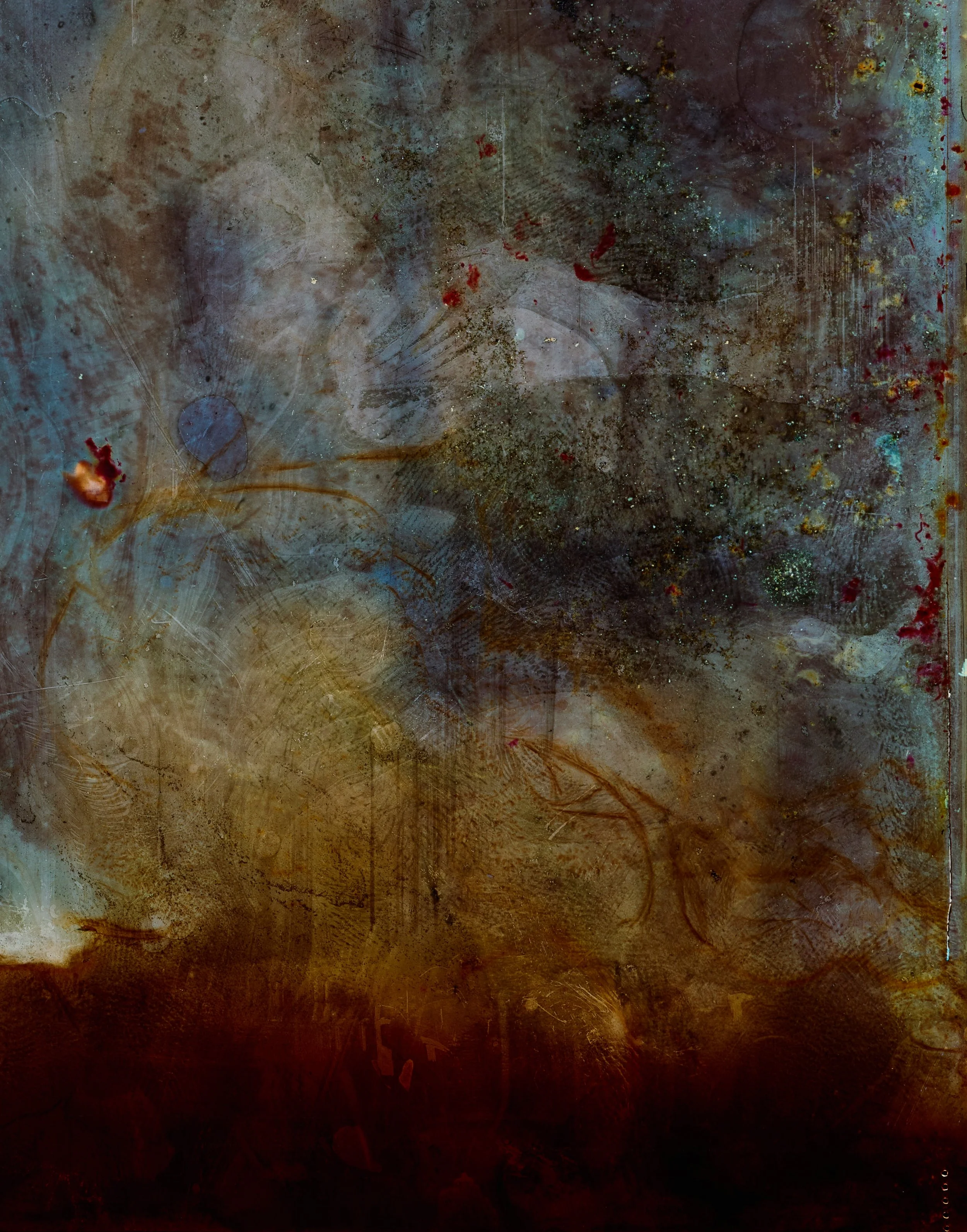   Sliver of the Sinking Sun    (Detail) 2025, Chromogenic hand-print from film on Kodak Endura gloss, 131 x 104.5cm.&nbsp; 