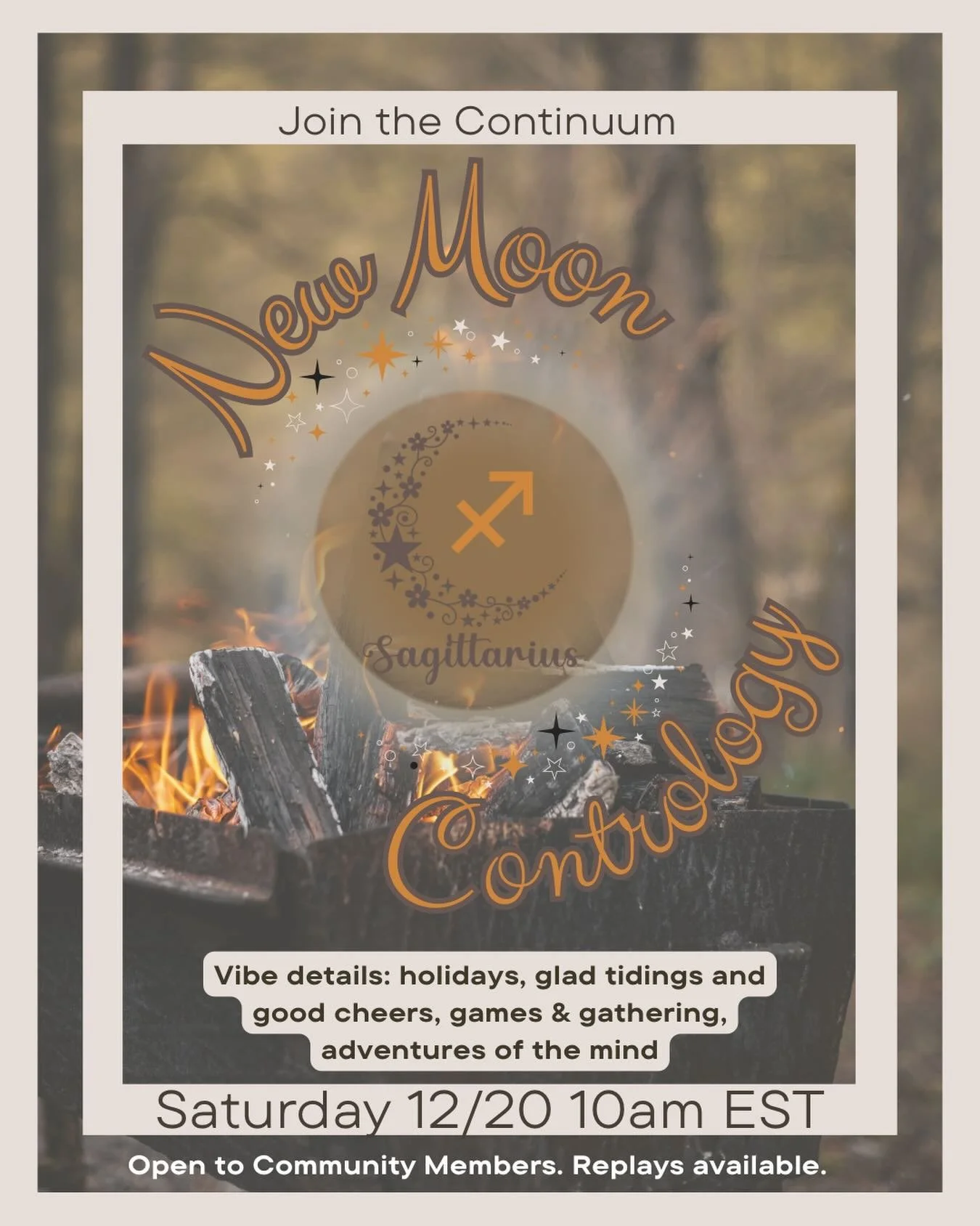 Join the Continuum community for LAST CLASS of 2025! 🎉 Come find cheery holiday and cozy solstice vibes at our New Moon in Sagittarius class on Saturday December 20th, at 10a EST 🌚♐️ This foundational level classical Pilates class designed for all 