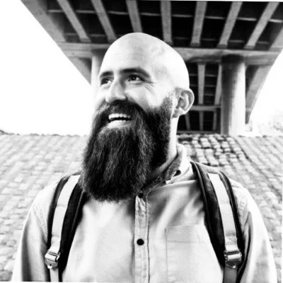 Black and white picture of Andy Young