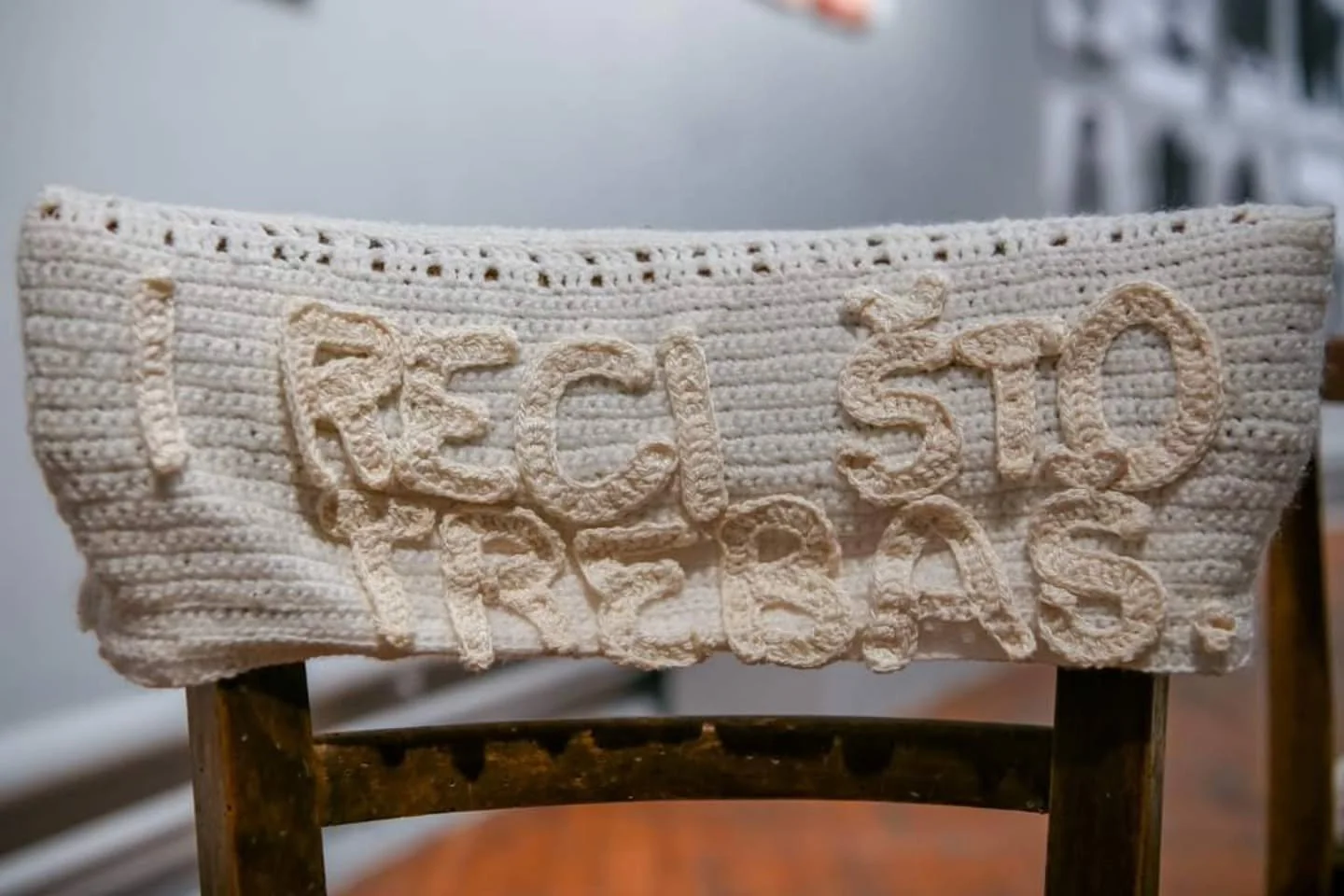...and say what you need to say.

#artinstallation #textileart #crochet  #contemporaryartist