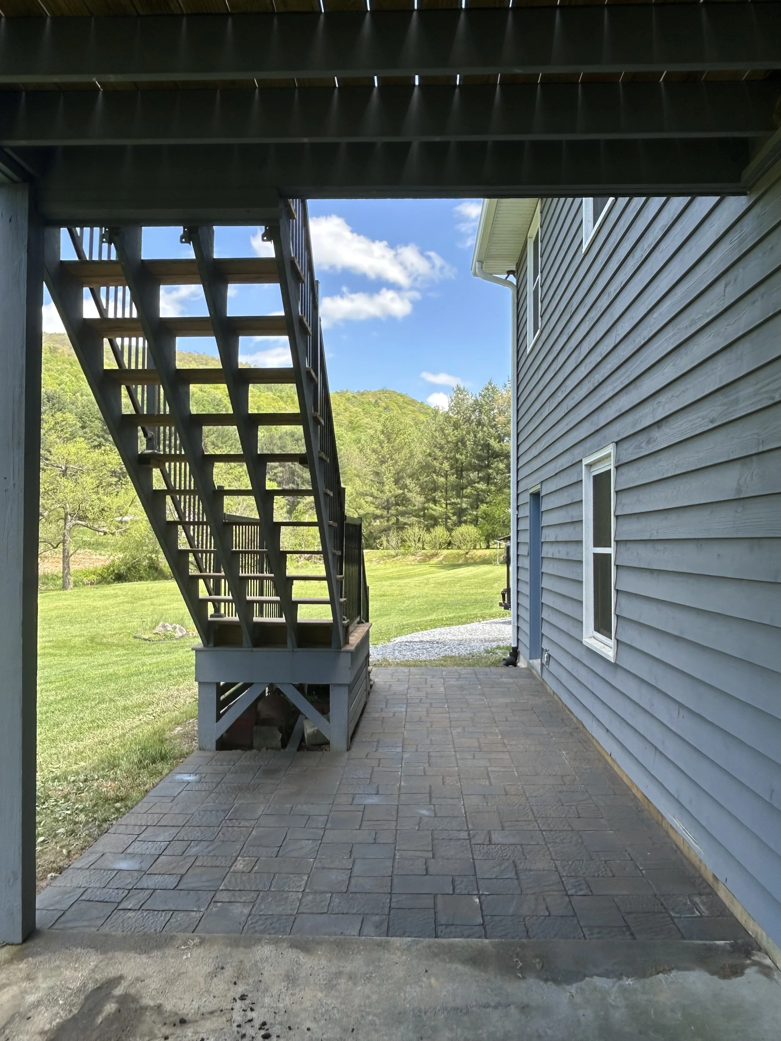 Paver patio.