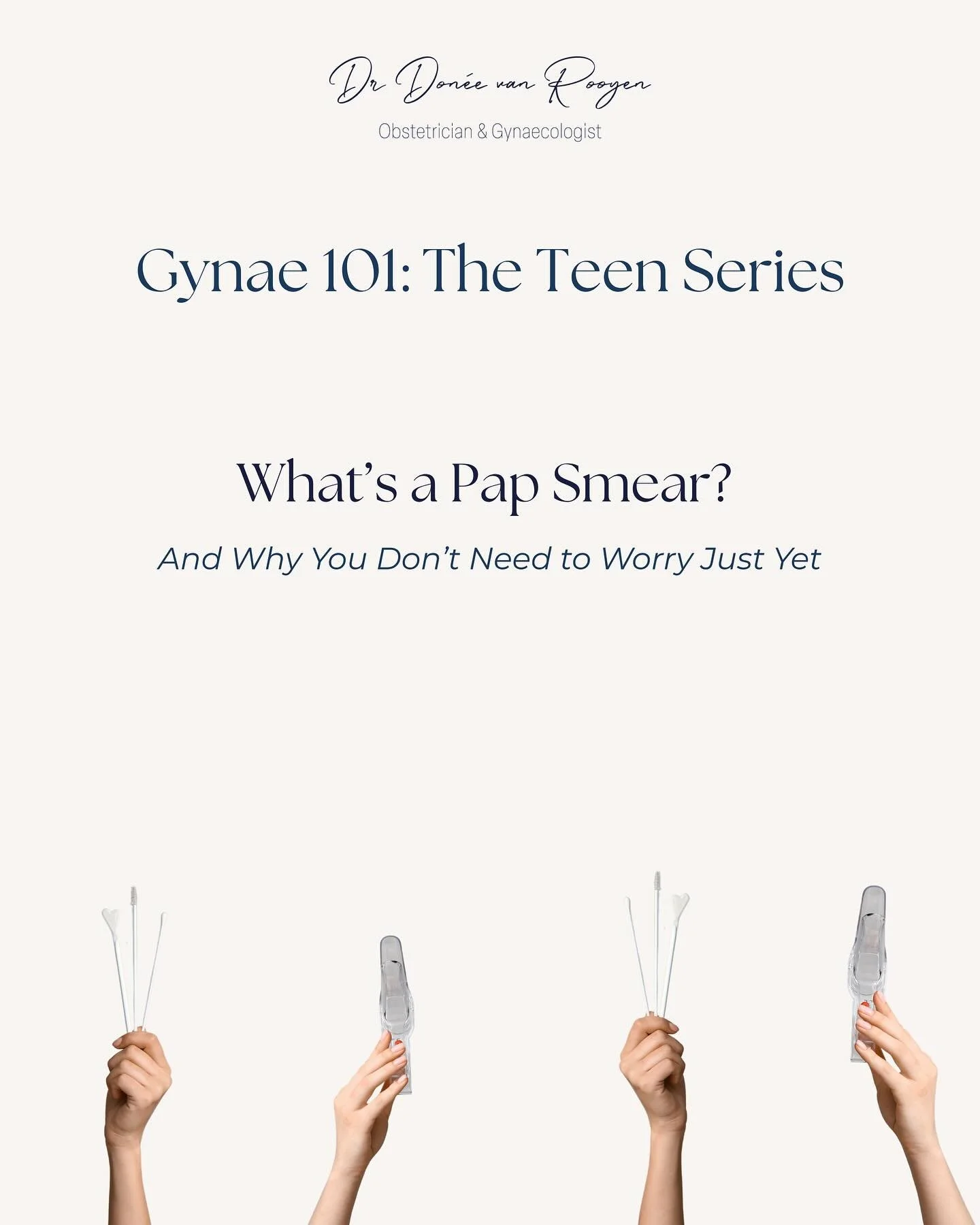 If you&rsquo;ve ever overheard older girls talking about Pap smears, it might sound scary or confusing. But here&rsquo;s what you really need to know: you don&rsquo;t need a Pap smear in your teens - this test usually only starts at age 21, regardles
