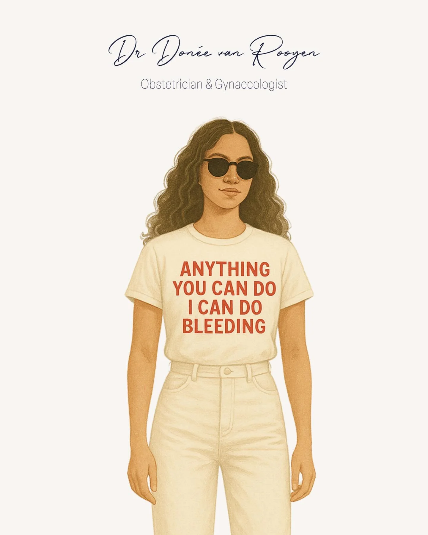 This is your monthly reminder that strength doesn&rsquo;t always look like power suits and loud voices - sometimes, it looks like getting up, showing up, and pushing forward, even when your uterus is throwing a full-blown protest.

Anything you can d