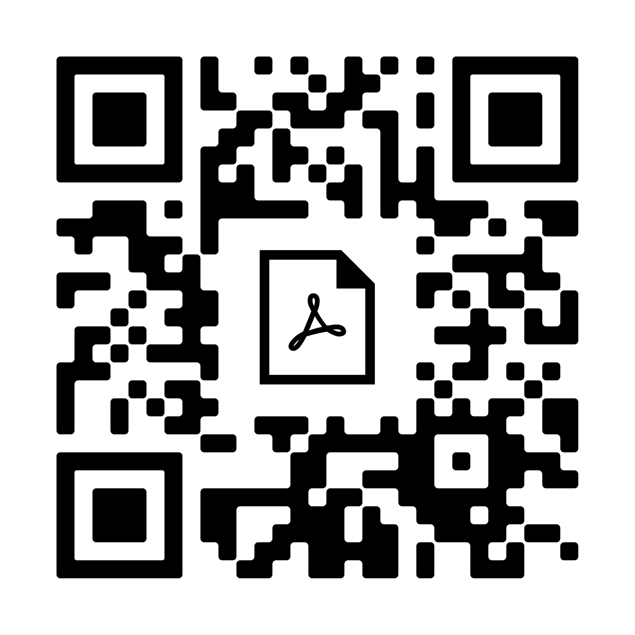 Code QR contenant un document PDF