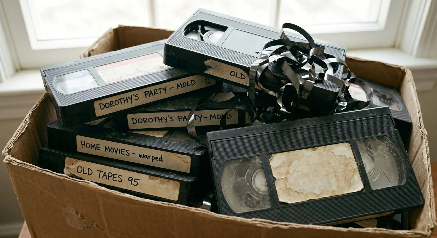 Rescuing Ruined Memories: What to Do If Your Tapes Have Mold, Snaps, or Water Damage