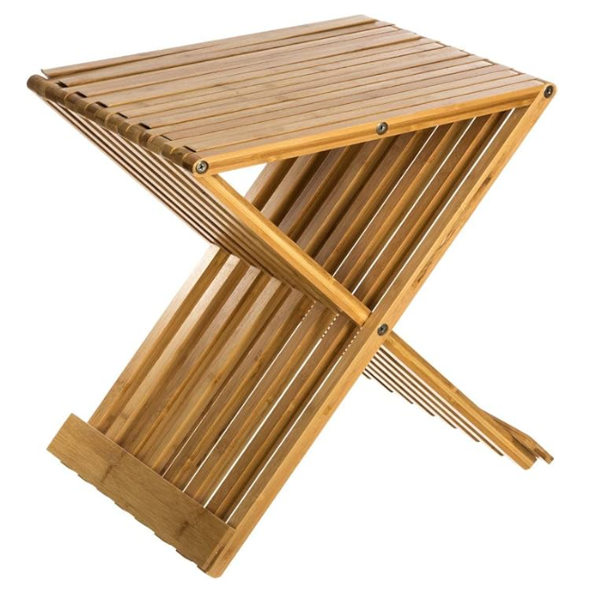 Tabouret bois pliable