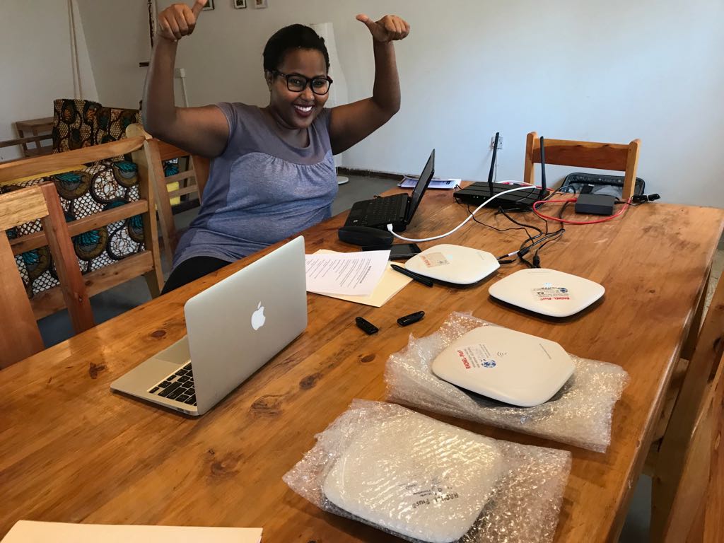 12,000 miles of "sneakernet" 