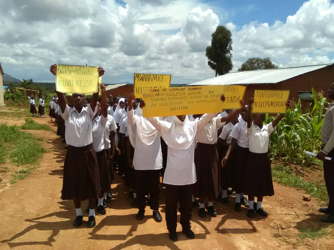 Student activism for women's day