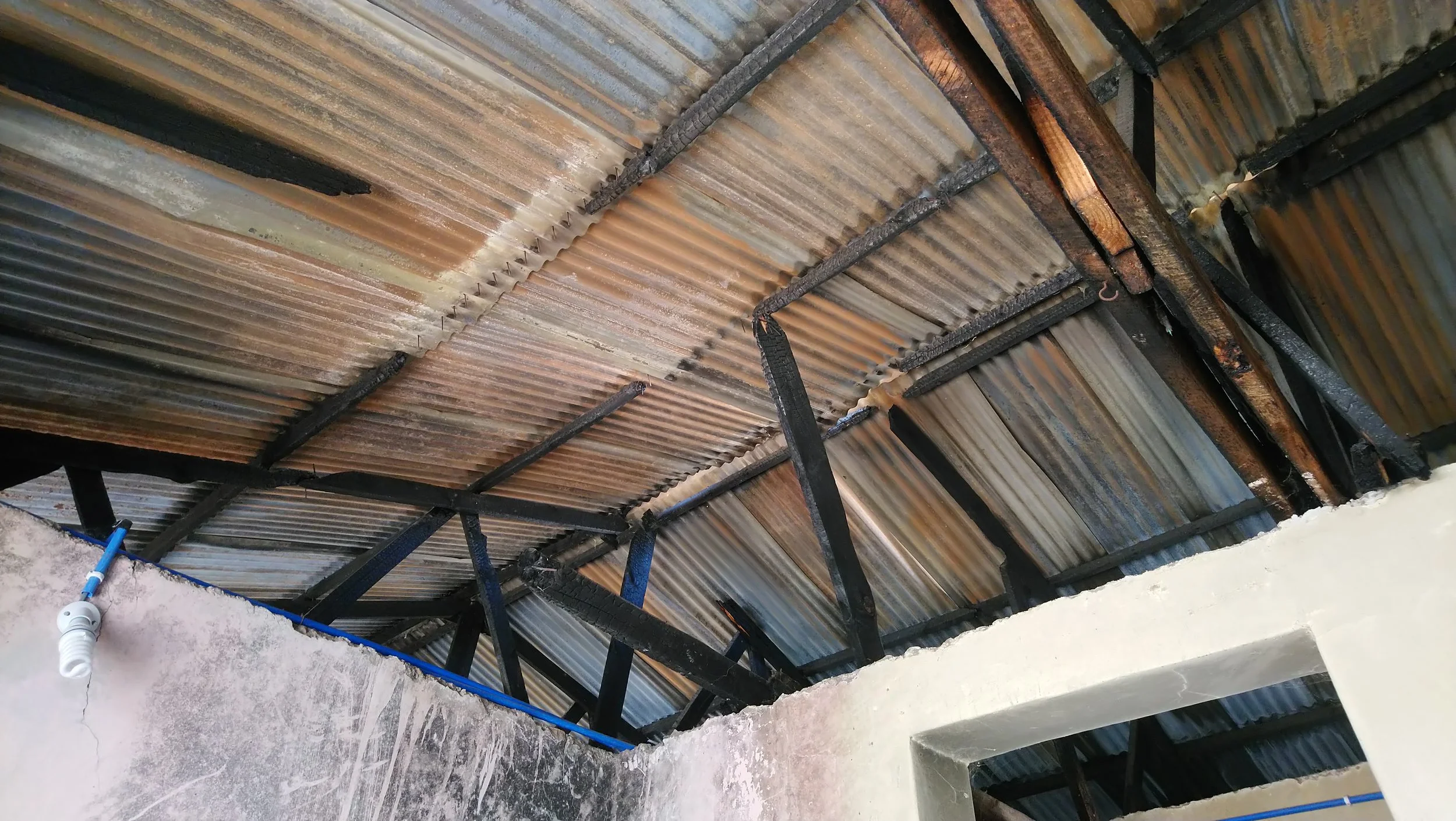 The Mlowa hostel was badly damaged by fire in 2017