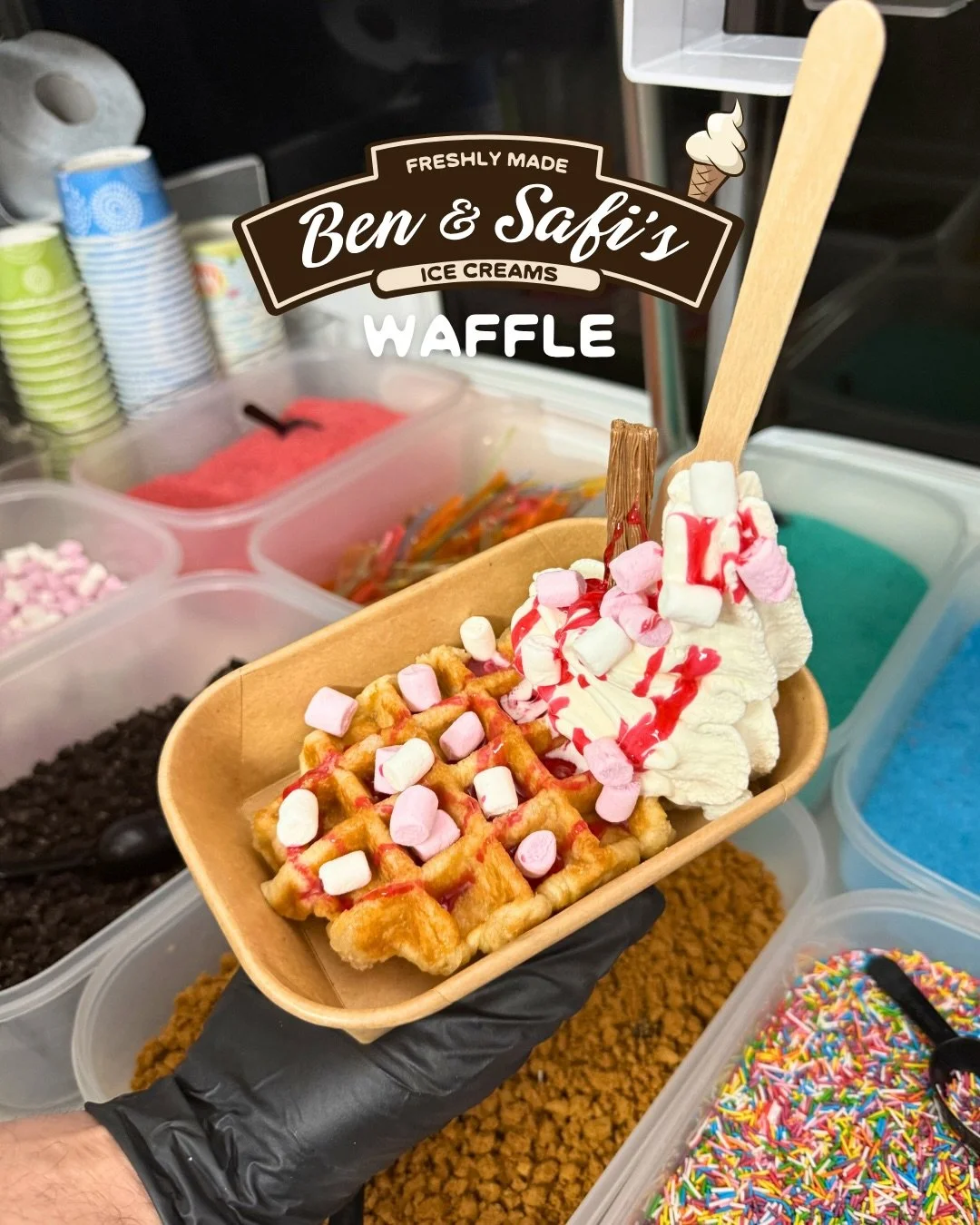 What&rsquo;s your ultimate hot dessert? 🔥

Waffle, brownie or cookie dough&hellip; 🤤

Every option comes loaded with soft-serve ice cream, drizzled in a choice of sauce and sprinkled topping! 🍦

So&hellip; what are you going for? 👀👇🧇🍫🍪
