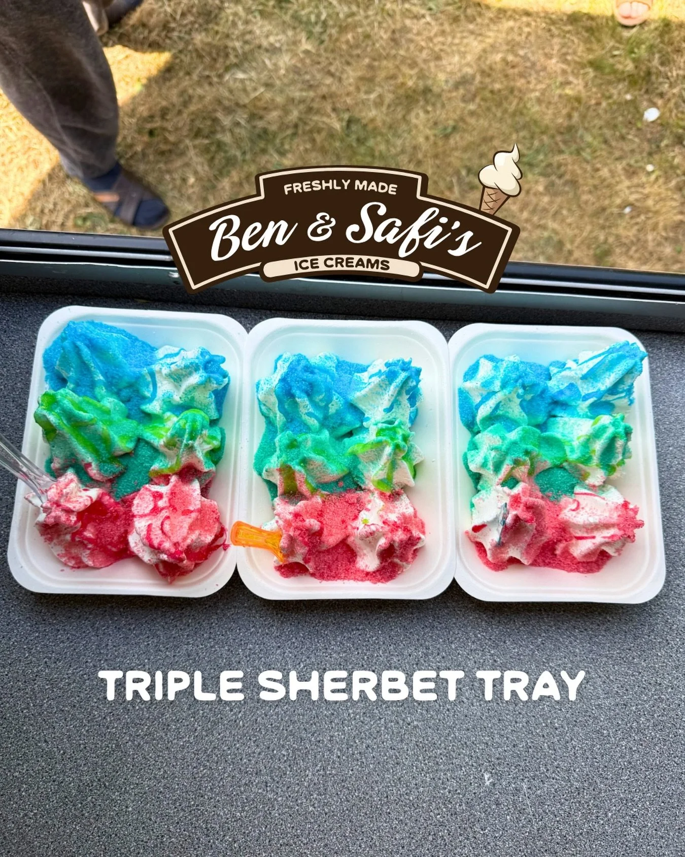 Why stop at one sherbet when you can have three? 🍨✨ Our Triple Sherbet Tray is serving scoops of sweetness, colour and summer joy - simply too yummy to resist 🌈
