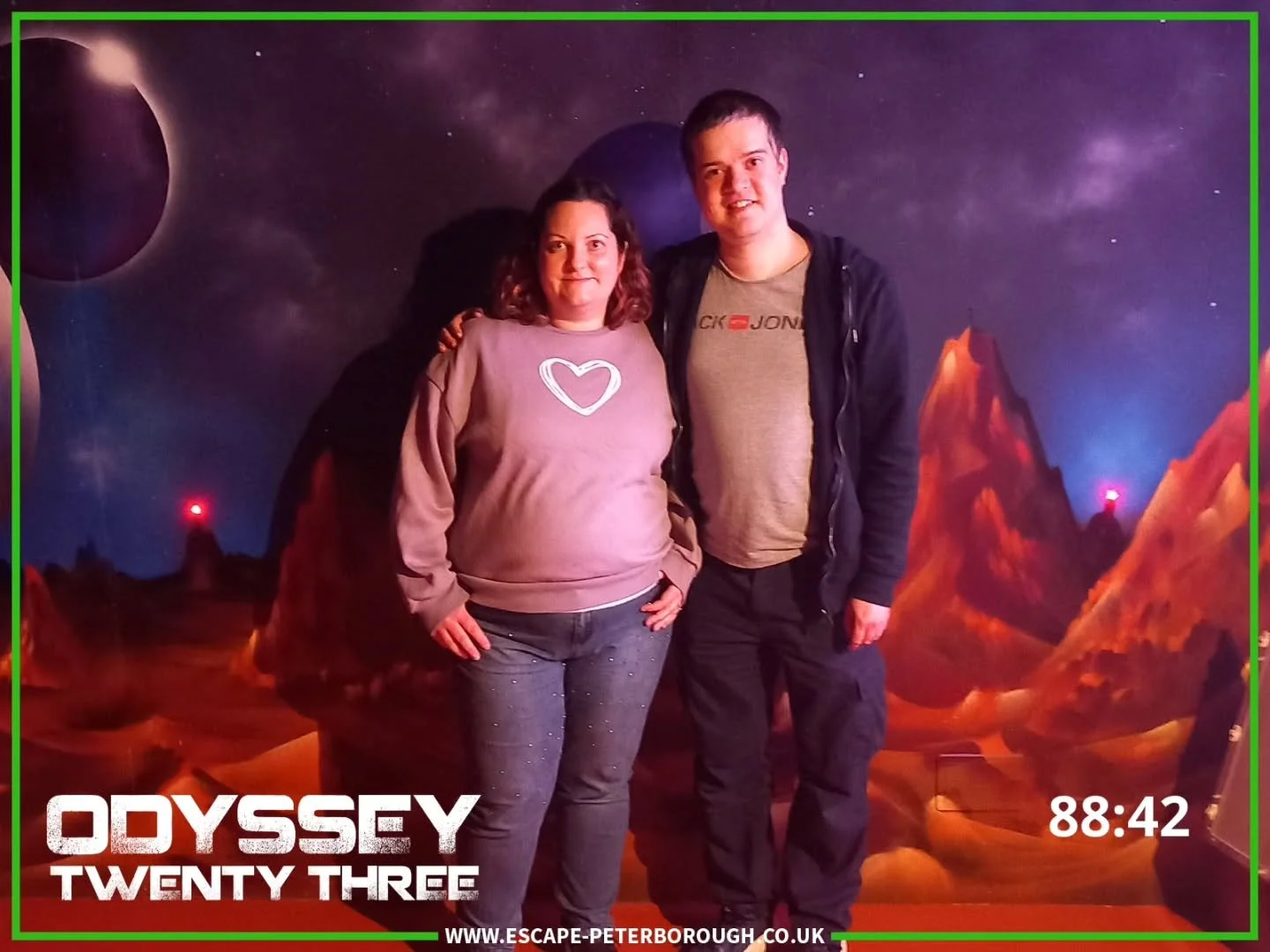 We decided the traditional wedding anniversary gifts are boring so we started to make up our own.

First is boats. Second is tennis. Third is boardgames.
Fourth is sci-fi. So this year we did a space themed escape room and then went to see Project Ha