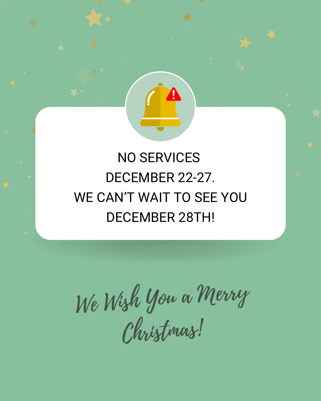 2025 Holiday Schedule