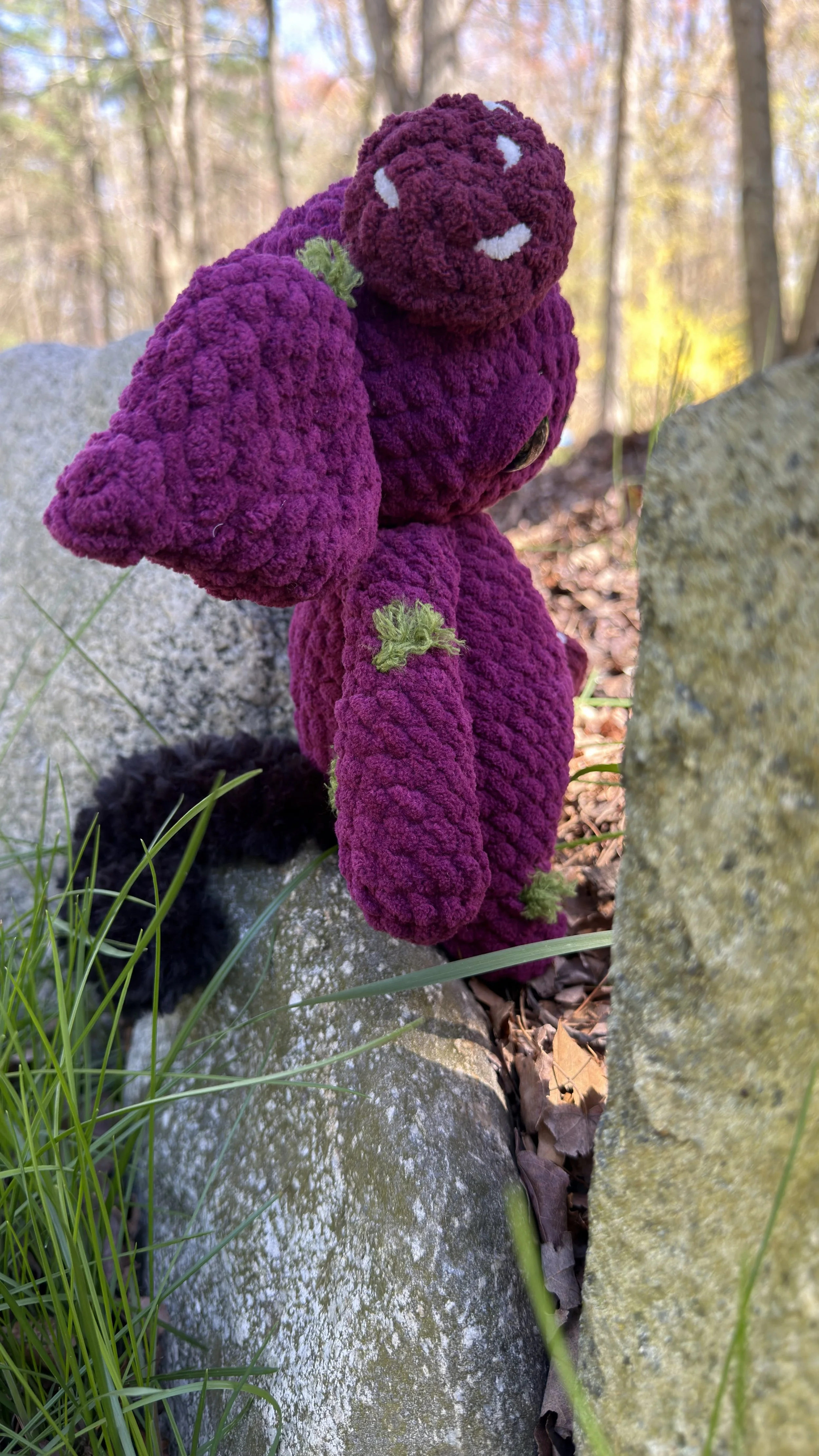 Handmade Crochet Goblin Plush – Cottagecore Witchy Stuffed Animal, Gorbz Doll