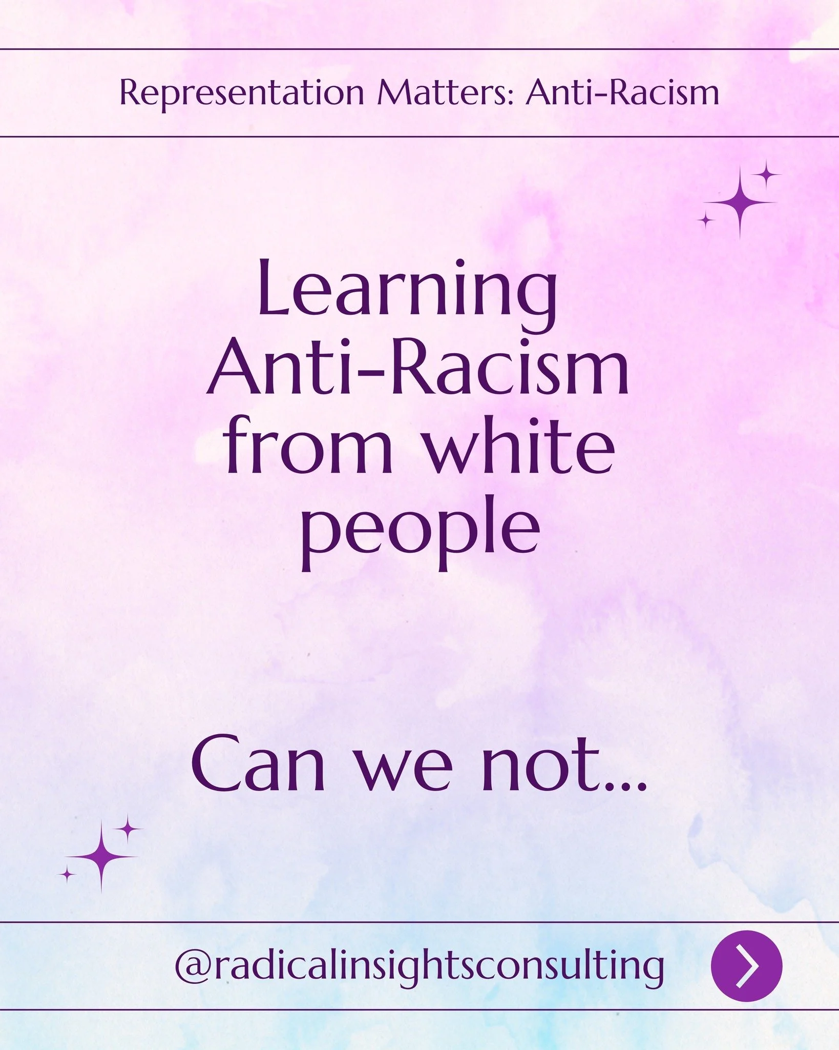 This one ain't so short and sweet, but it is very important. This is a huge growth point for a lot of folks. It is important to learn how to be uncomfortable for anyone who wants to do anti-racism work. If they can't even be uncomfortable enough to r
