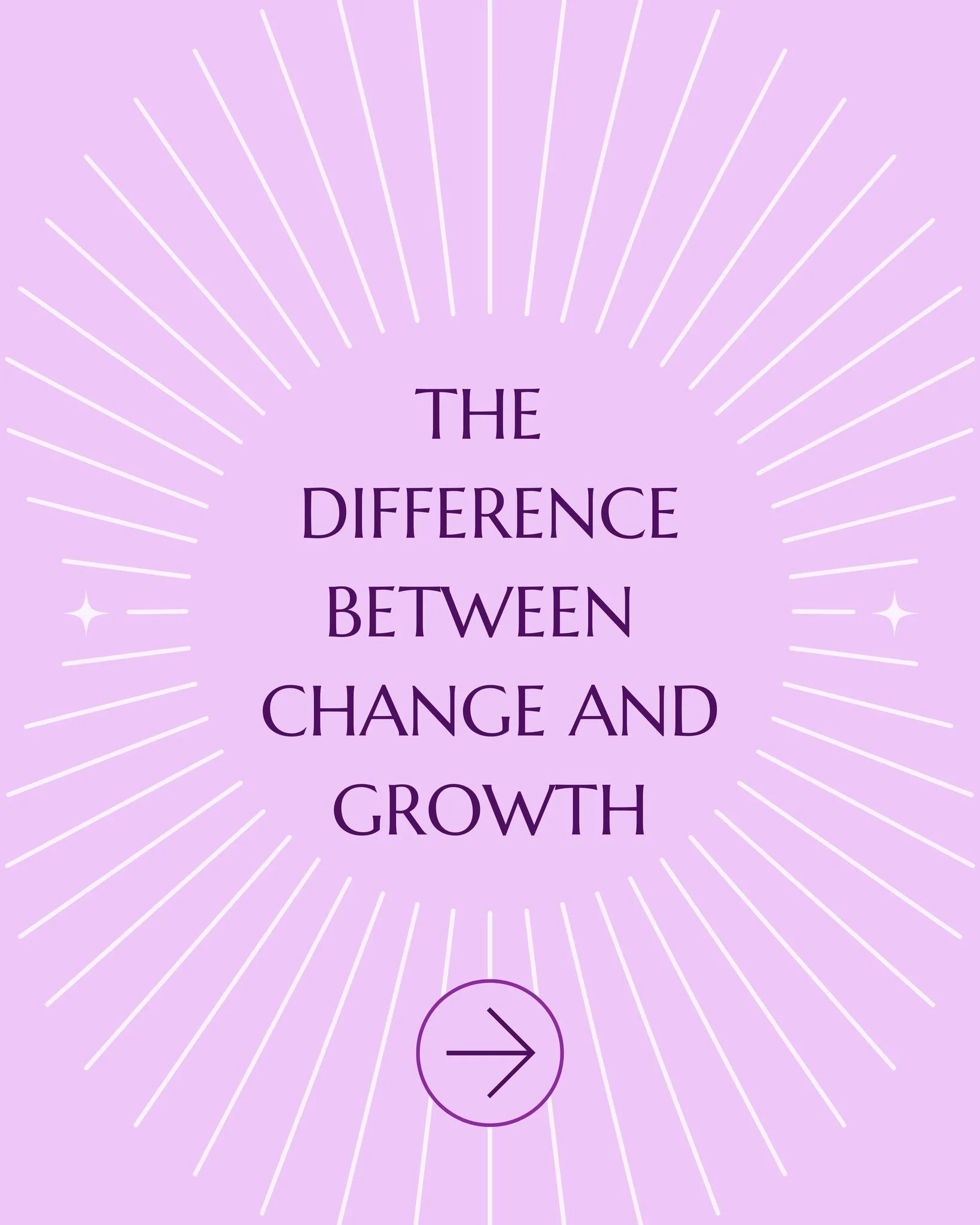 Bringing this one back in this, the time of #resolutions. I'm not looking to change this year, I'm looking to grow. How about you?