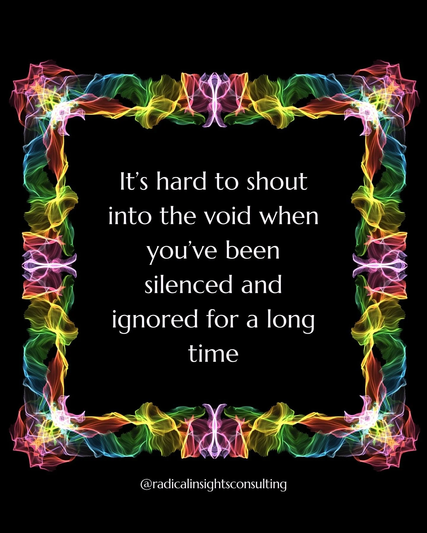 Finding my voice as a therapist was one thing, finding it as an advocate yet another, and now finding it as a creator and trainer is another. 

It can be hard to find your voice when you&rsquo;ve been silenced, when people and systems have intentiona