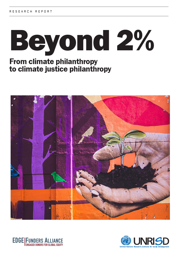Beyond 2% - From climate philanthropy to climate justice philanthropy