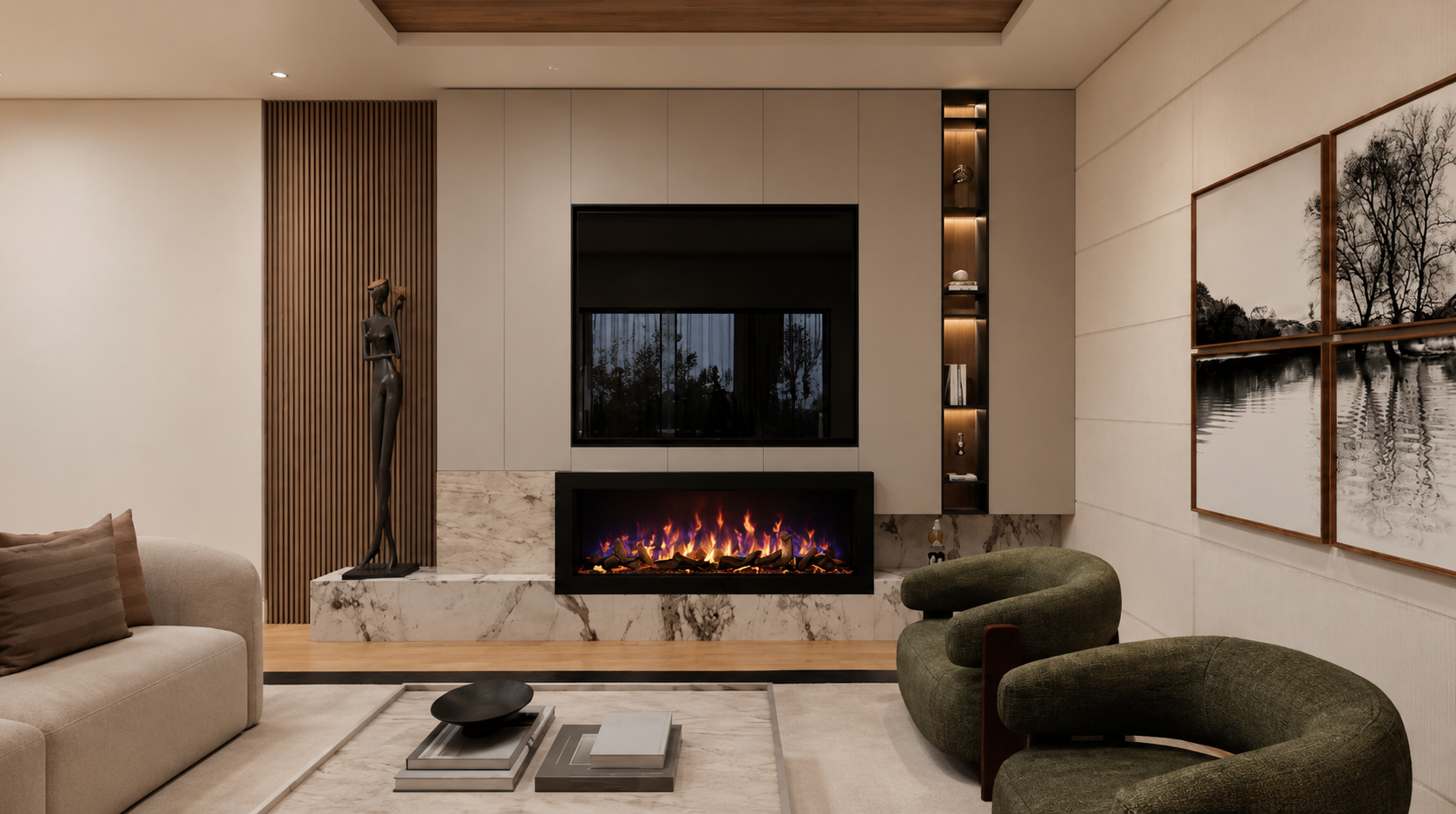 Second living area rendering — Harbour
Pointe North