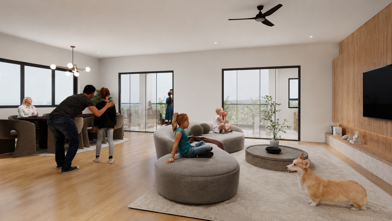 Bonus room rendering alt view