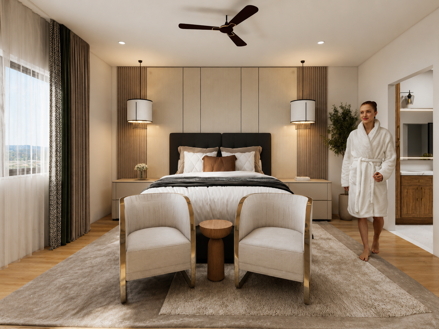 Guest bedroom rendering — Harbour
Pointe North