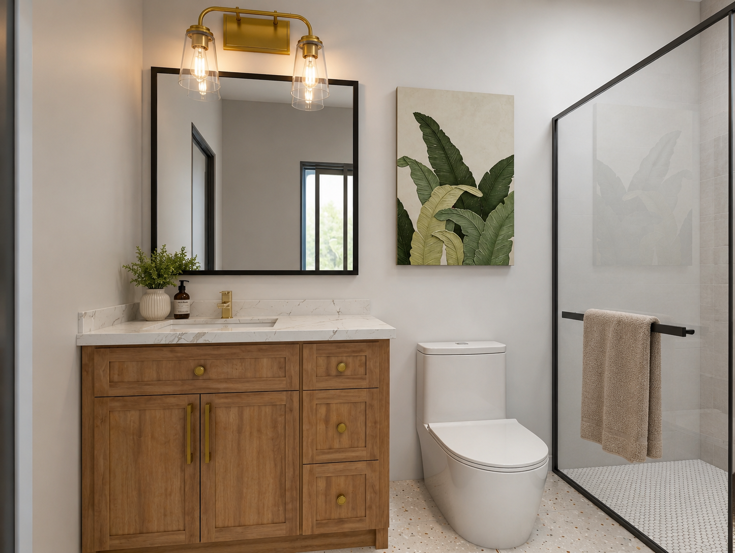 Secondary bathroom — Transitional
package