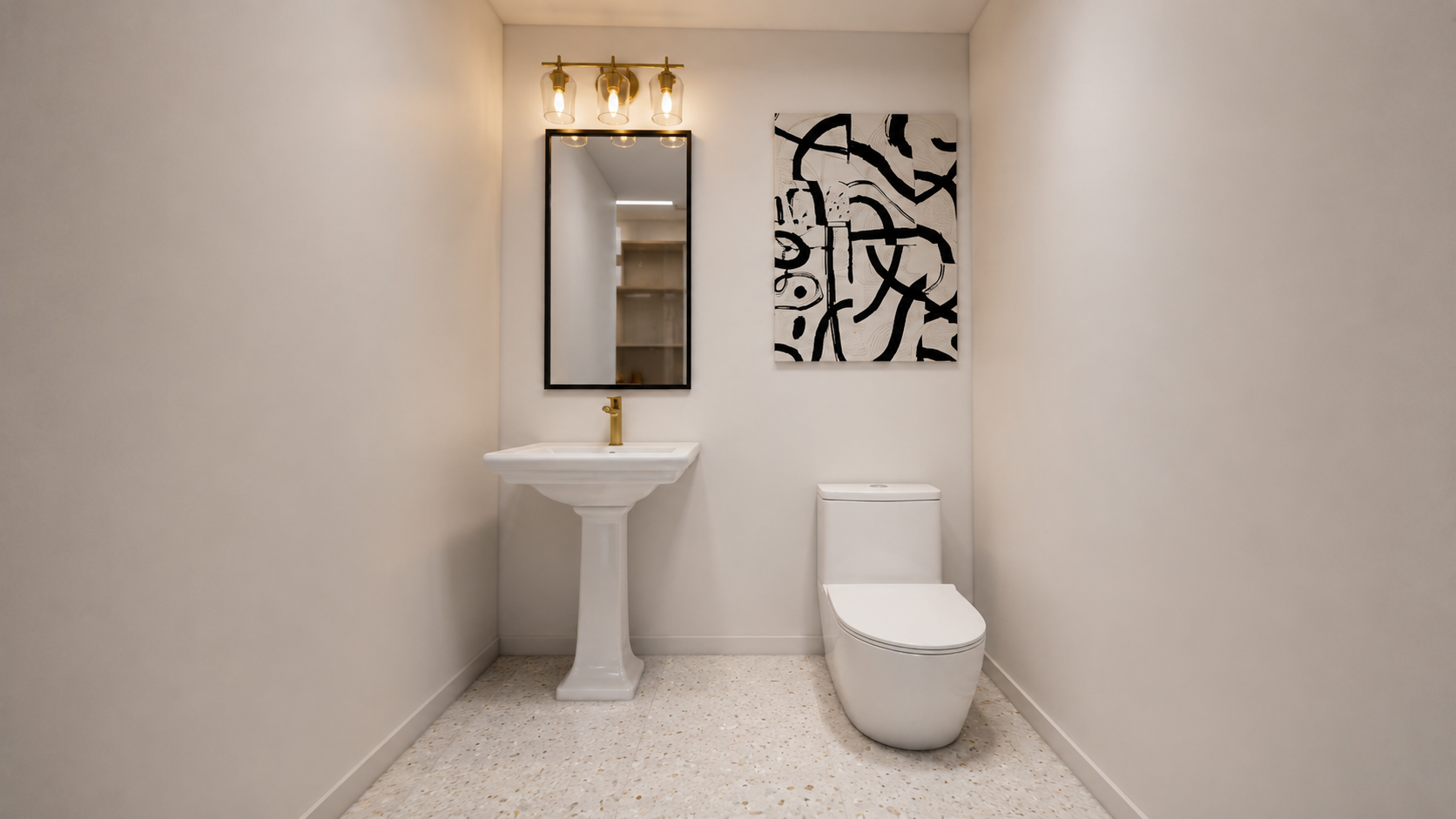 Powder room finishes — Harbour Pointe
North