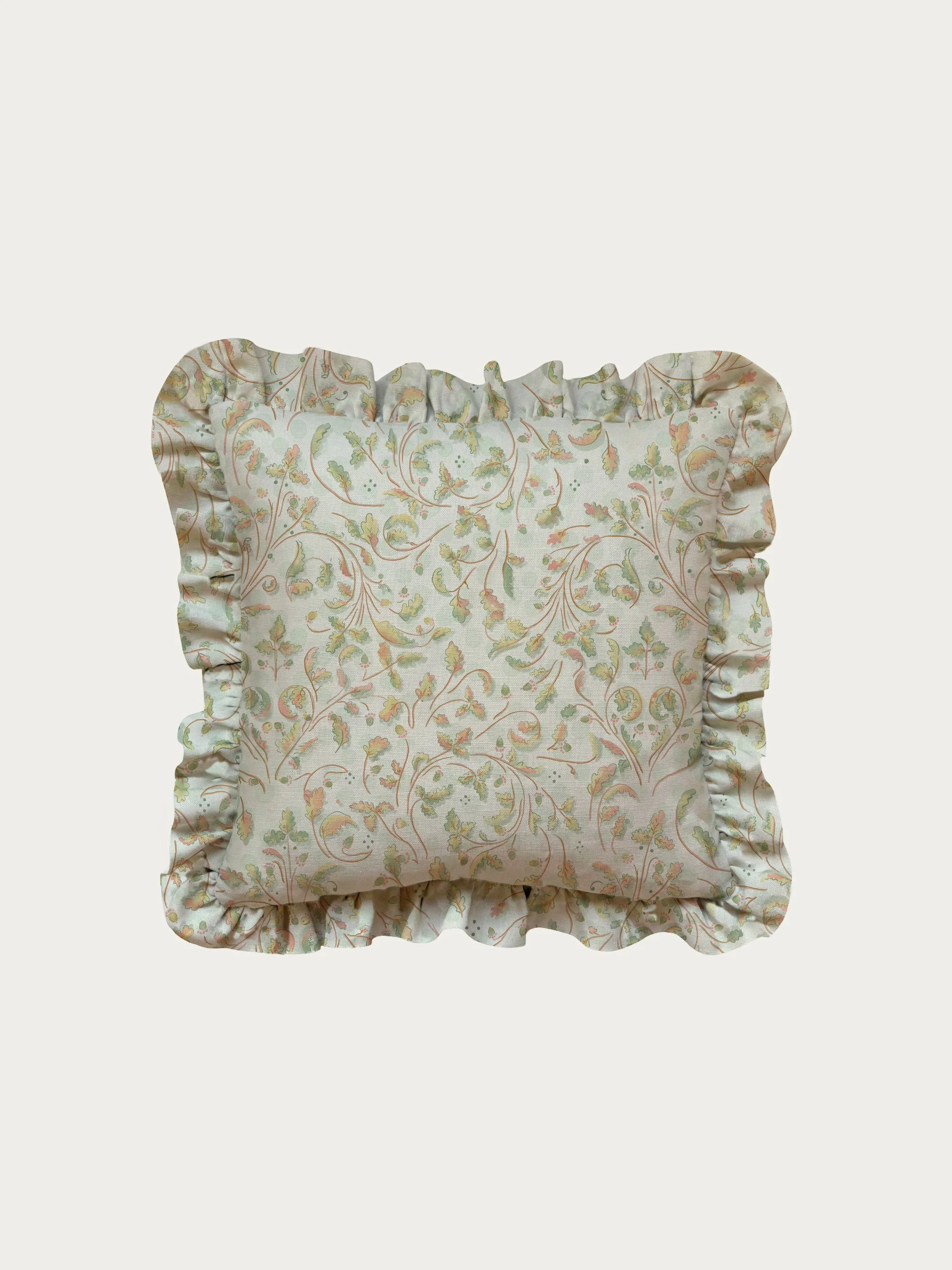 Under The Oak 'Autumn' Ruffled Cushion