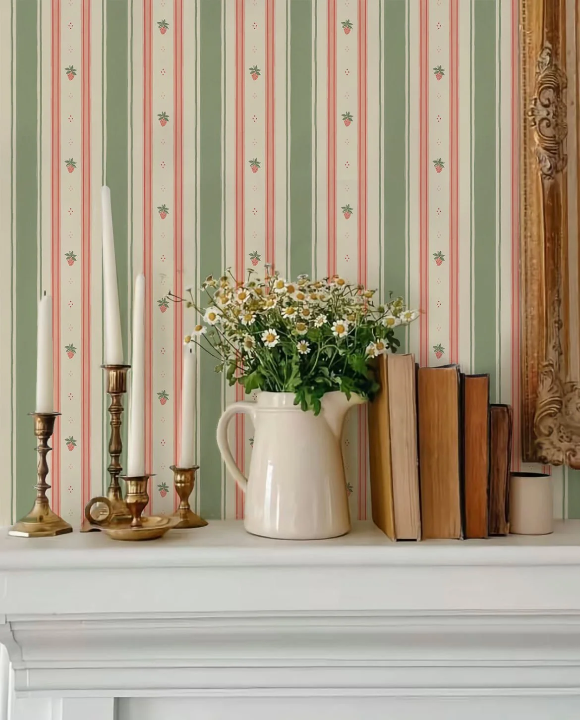 daisy mantel Strawberry stripe.jpg