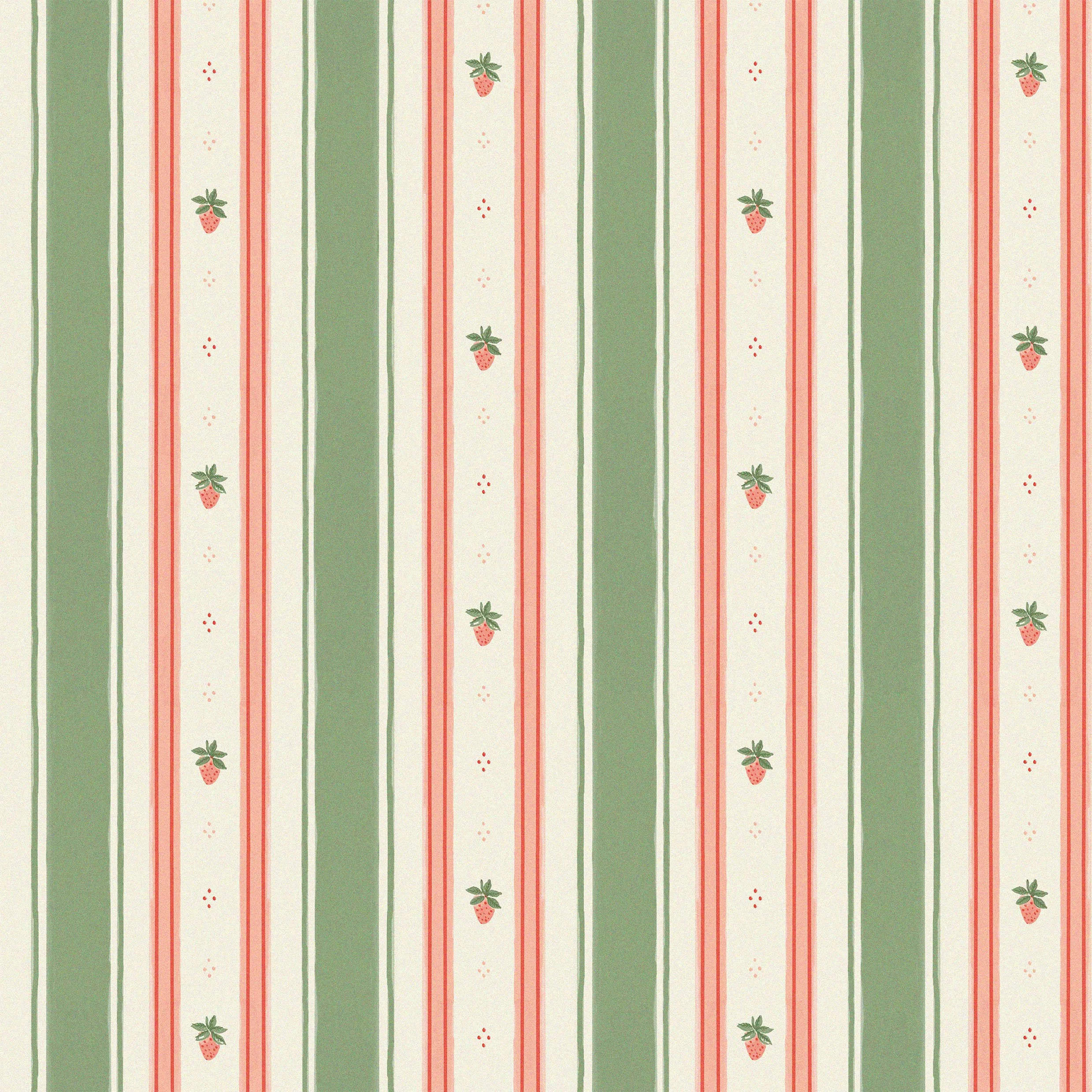 Cottage Strawberry Stripe