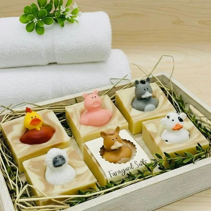 Farmyard Suds Handmade Soap Bar for Kids VEGAN COLD PROCESS