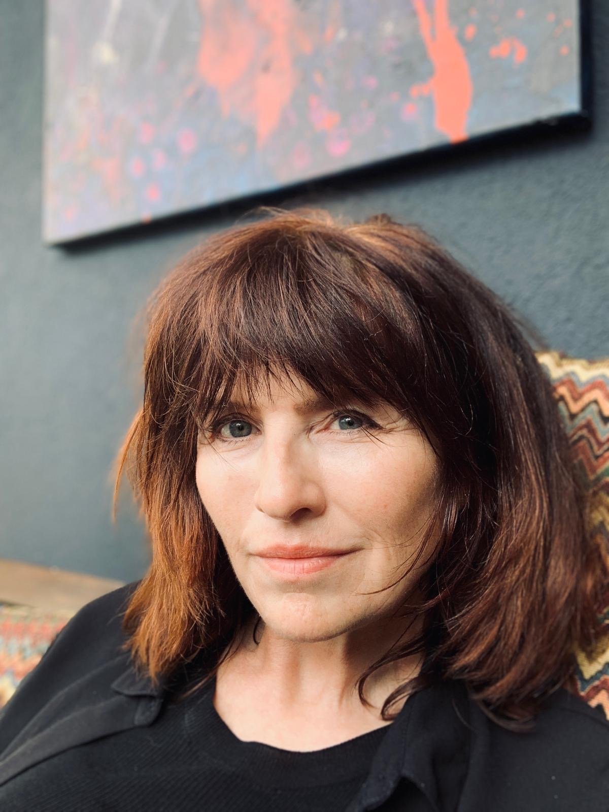 Lisa The Red Silk Dress.JPG