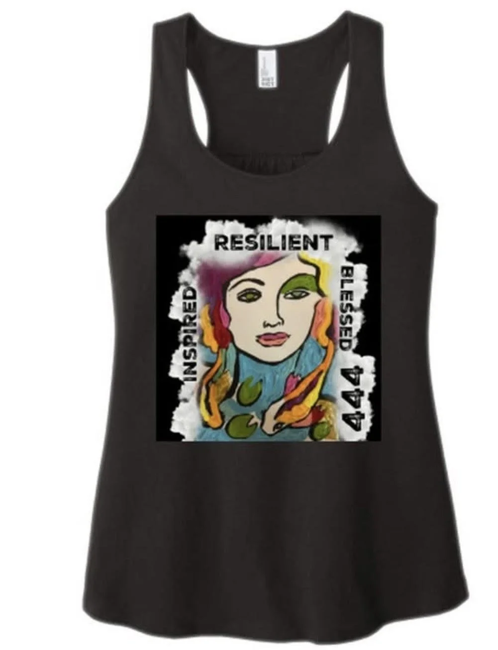 Women's Black Abundance Tank LARGE