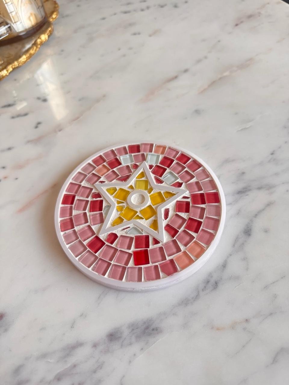  Mosaic Art Workshop. 
Participants design their own mosaic pattern on wooden coasters or trinket trays while learning the art of arranging colourful tiles, gems, and decorative elements.
 From 250pp AED. 
 
Category: Team Building & Social,
 