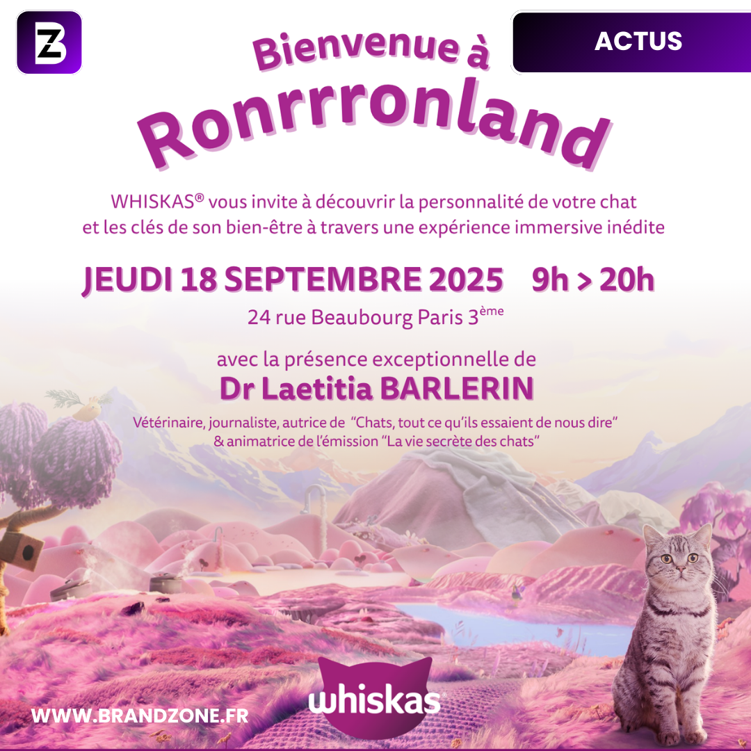 RONRRRONLAND : WHISKAS TRANSFORME LA SCIENCE FÉLINE EN EXPÉRIENCE IMMERSIVE GRAND PUBLIC