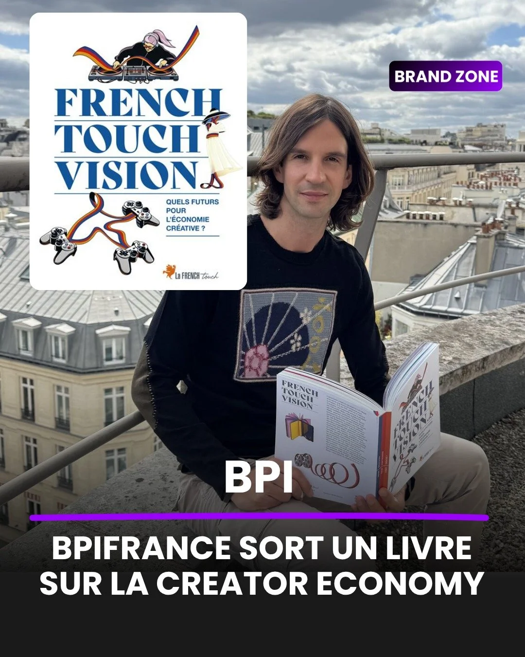 Quand @bpifrance et la @lafrenchtouchofficiel publient un livre sur la creator economy

Bpifrance sort aujourd'hui un livre. Pas un rapport. Pas un PDF. Un vrai livre en librairie, &agrave; 14,90 euros. 250 pages, 100 contributeurs, une question cent