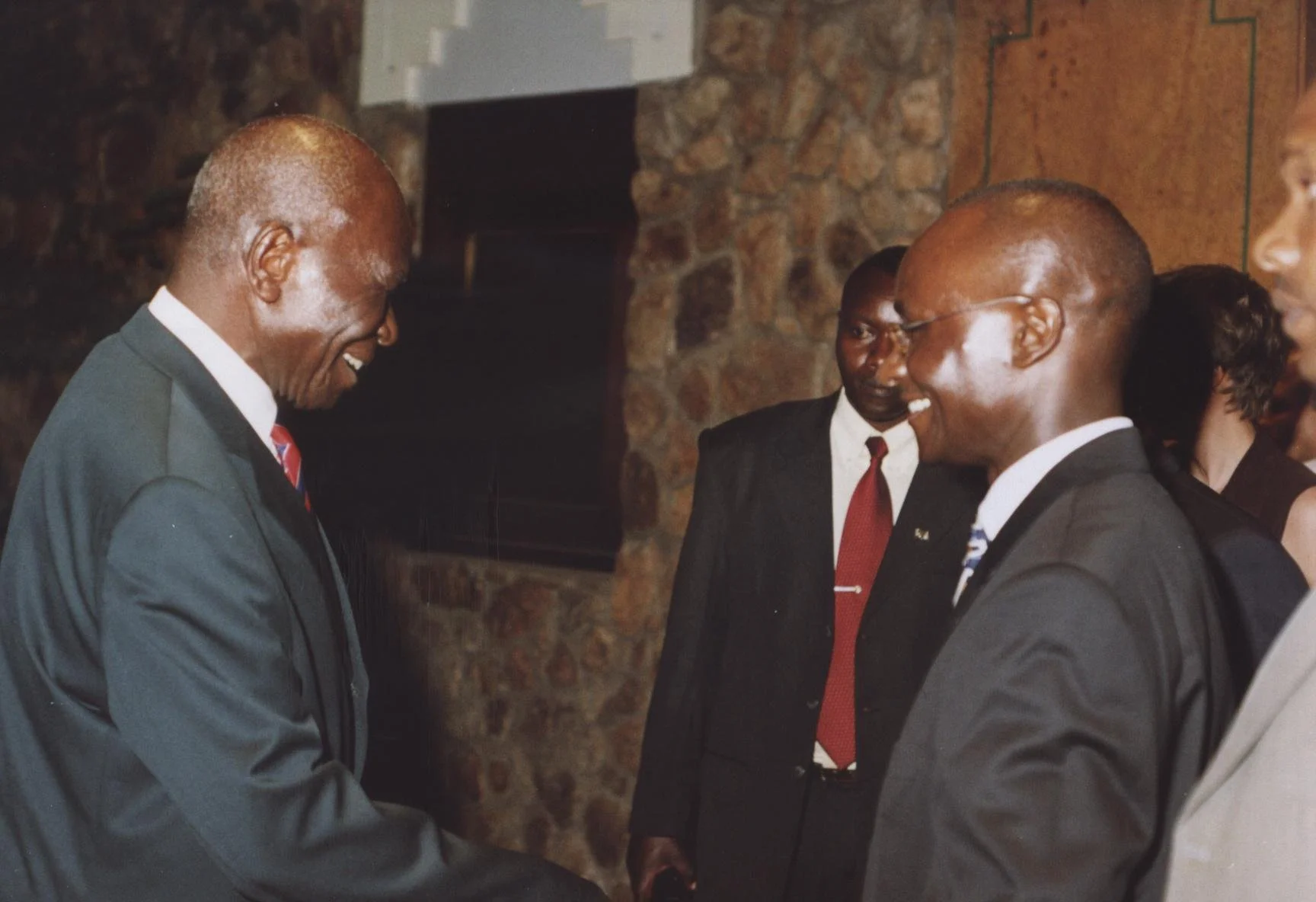 Welcoming Hon. Dr. Arthur Moody Awori, then Kenya’s Vice President.