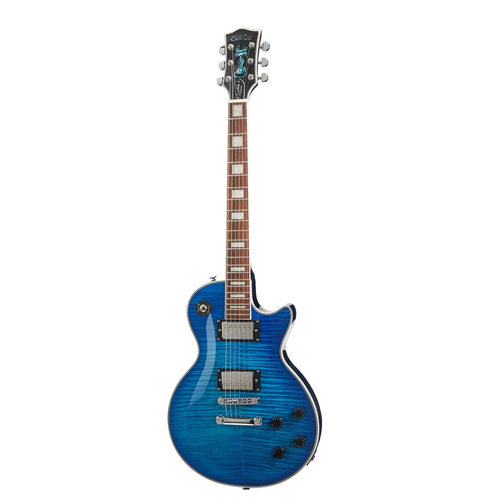 New Chill Cat Limited Custom Ocean Blue Electric Guitar