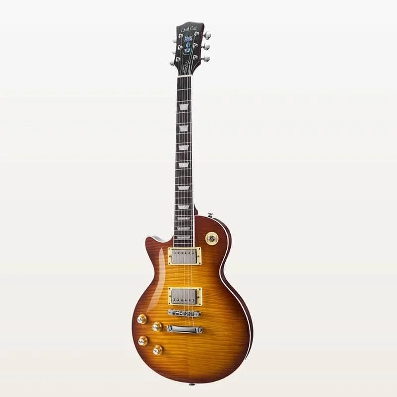 Chill Cat Vintage Standard Honey Burst Left-Handed Electric Guitar