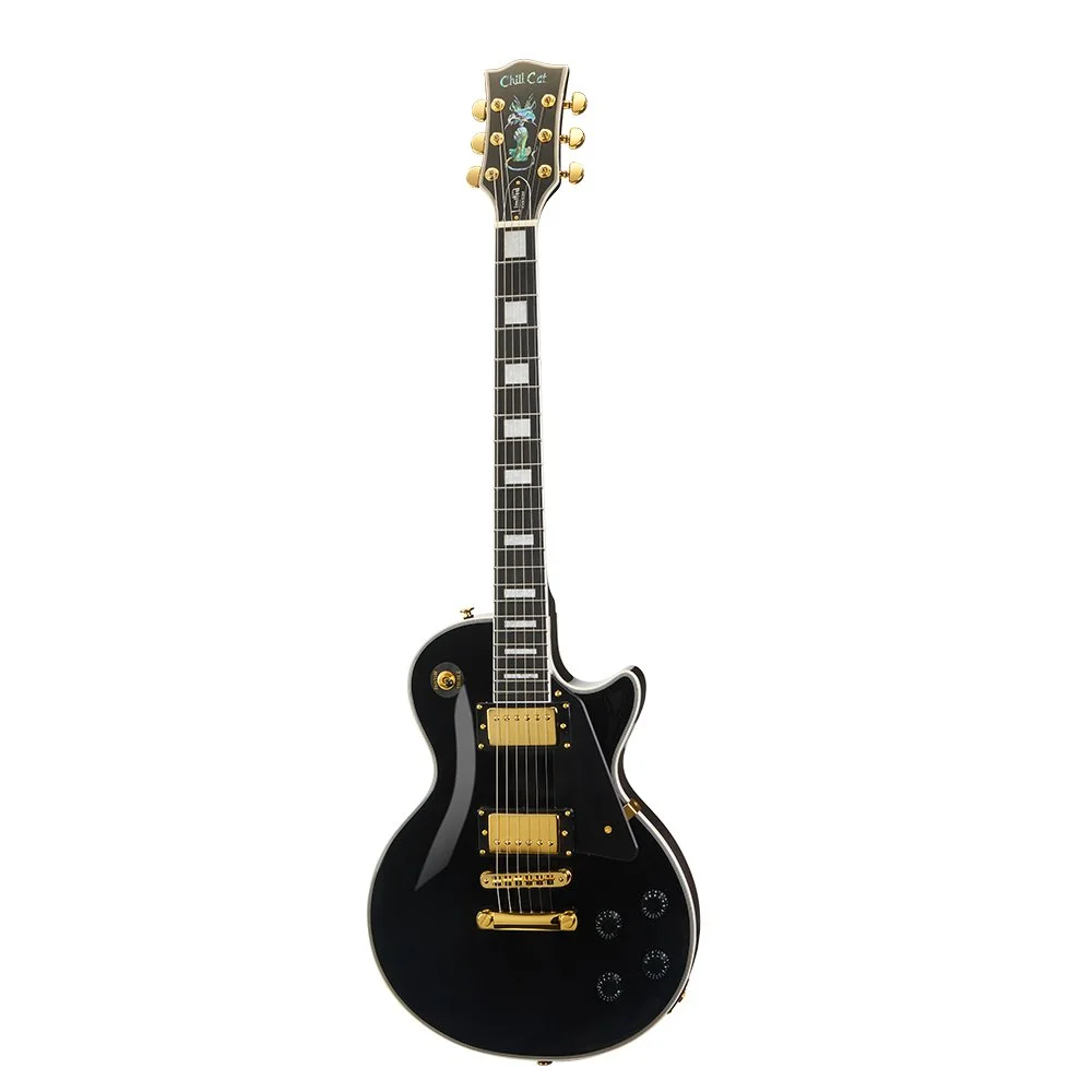 Chill Cat Custom Shop Collection Black Beauty Electric Guitar
