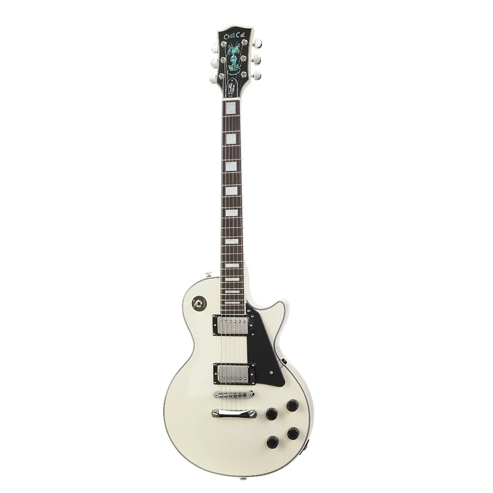 Chill Cat Limited Custom Vintage White Electric Guitar