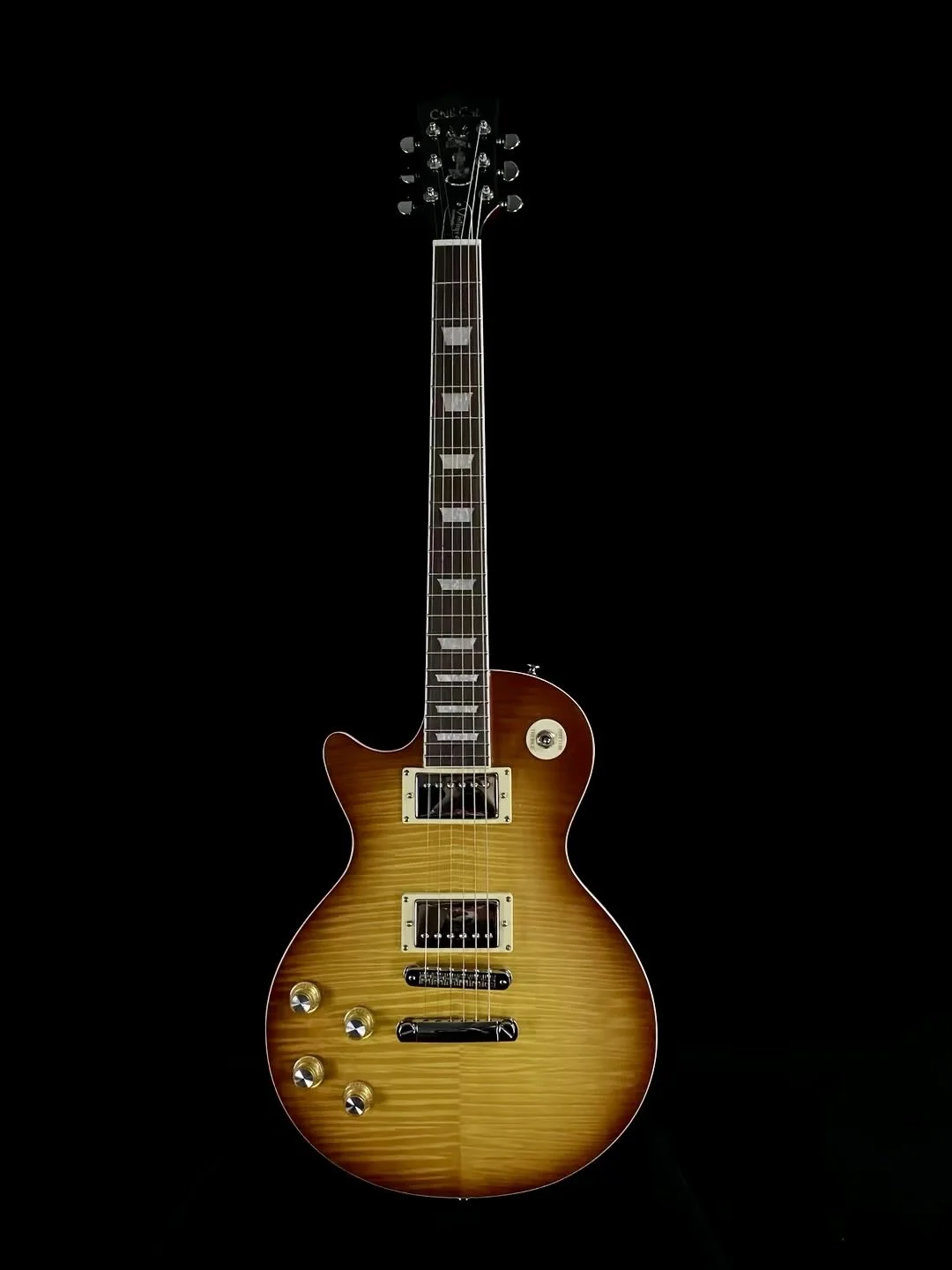 Chill Cat Vintage Standard Honey Burst Left-Handed Electric Guitar