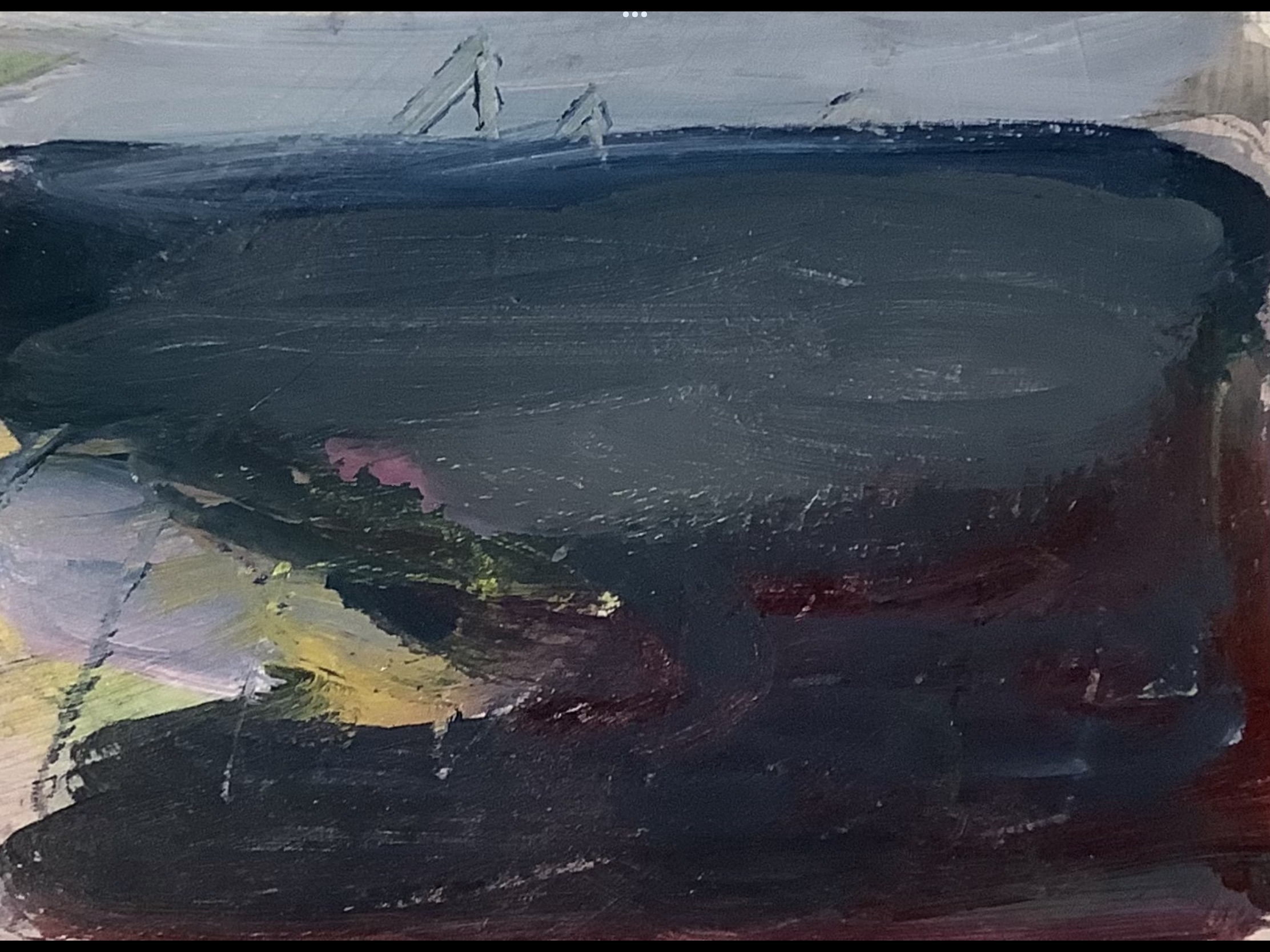 East Prawle. Acrylic on paper 10 x 8cm 2021