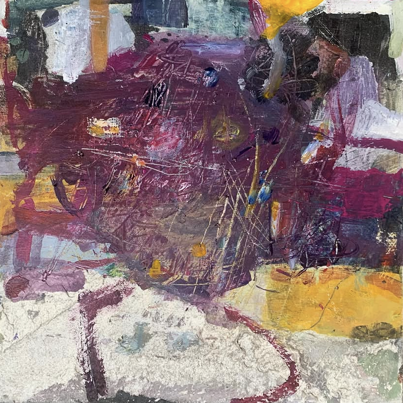 Path. Acrylic on board 31 x 31cm 2023